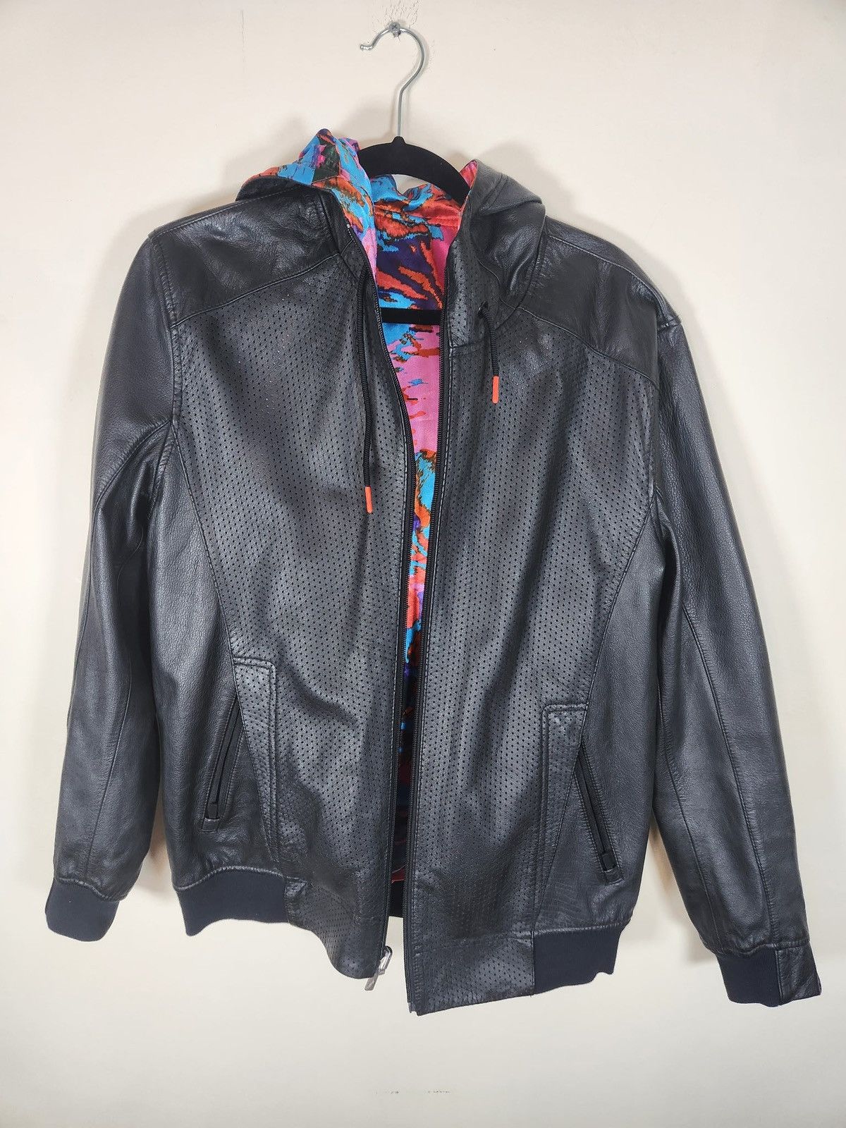 Jordan Brand Rare Jordan Yoth Reversible Leather Jacket 2014 L Multicolor Size US L / EU 52-54 / 3 - 7 Thumbnail