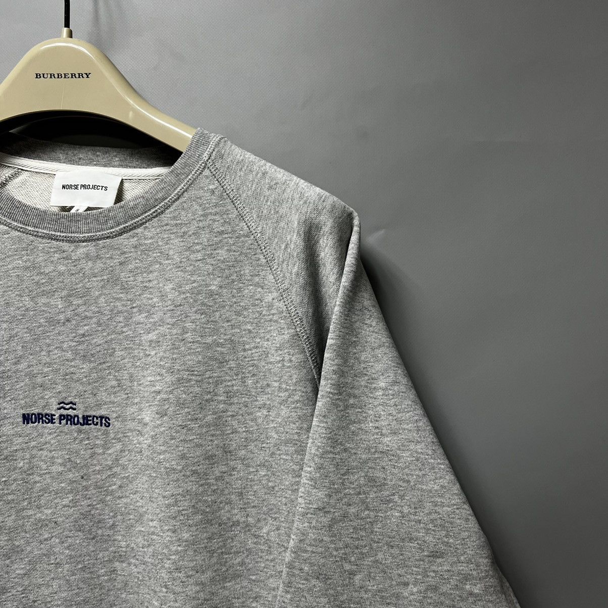 Norse Projects Norse Projects Sweatshirt Wave Logo Gray Crewneck Men’s y2k Size US S / EU 44-46 / 1 - 7 Thumbnail