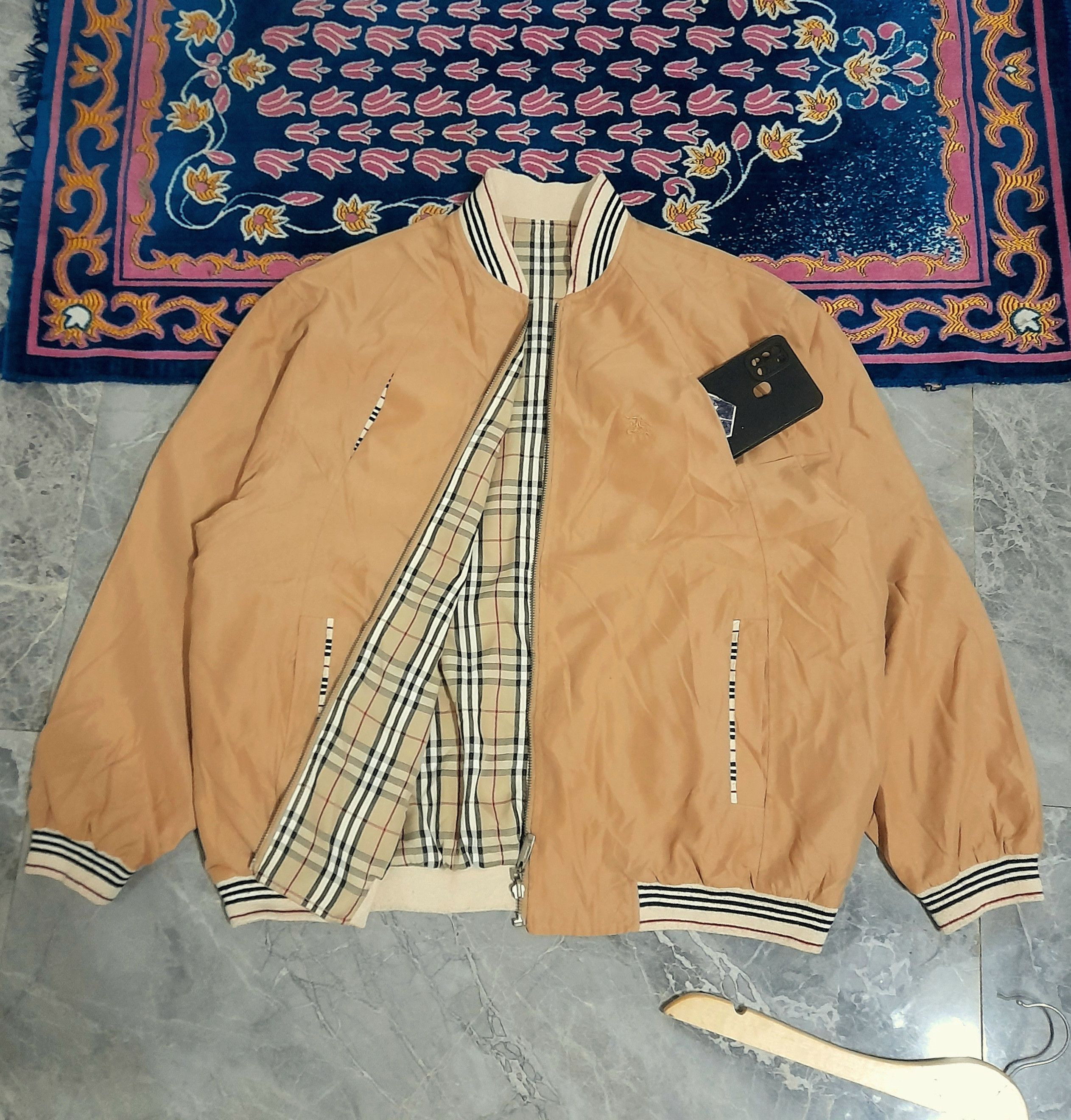Burberry Embroidered Polyester Reversible Jacket | Grailed