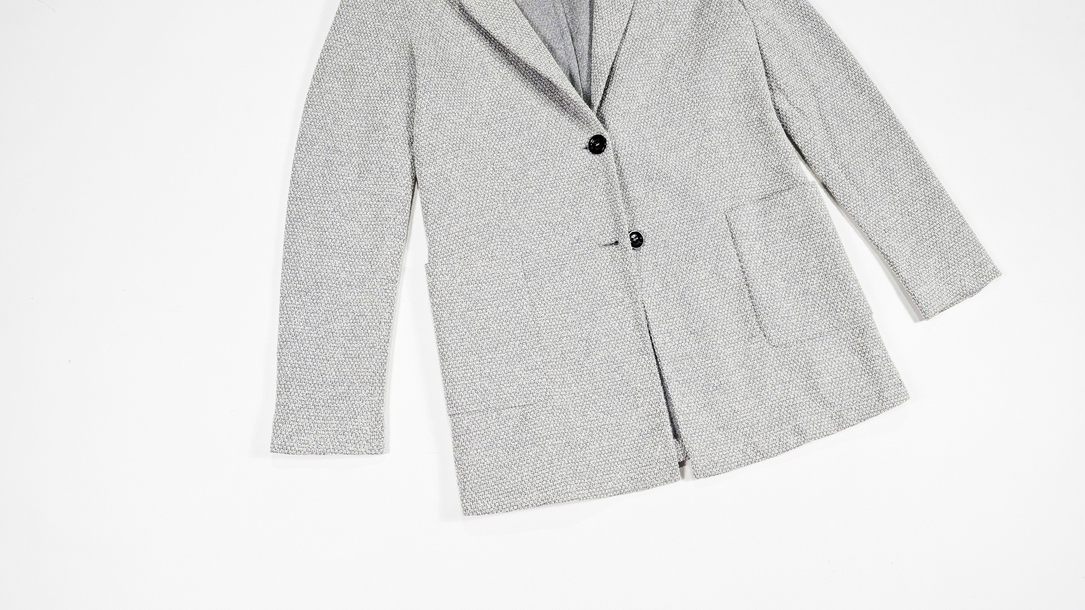 Eleventy Eleventy Textured Stretch Cotton Blazer Jacket Size 40 Size S / US 4 / IT 40 - 3 Thumbnail