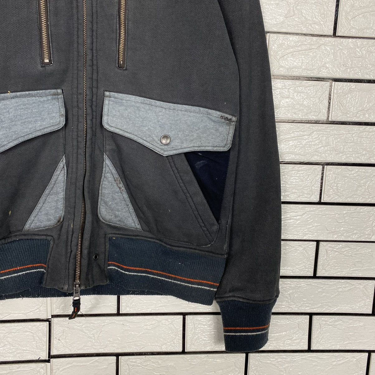 Avirex 🔥VINTAGE FLY ZIPPER BOMBER JACKET MILITARY AVIREX Size US M / EU 48-50 / 2 - 5 Thumbnail