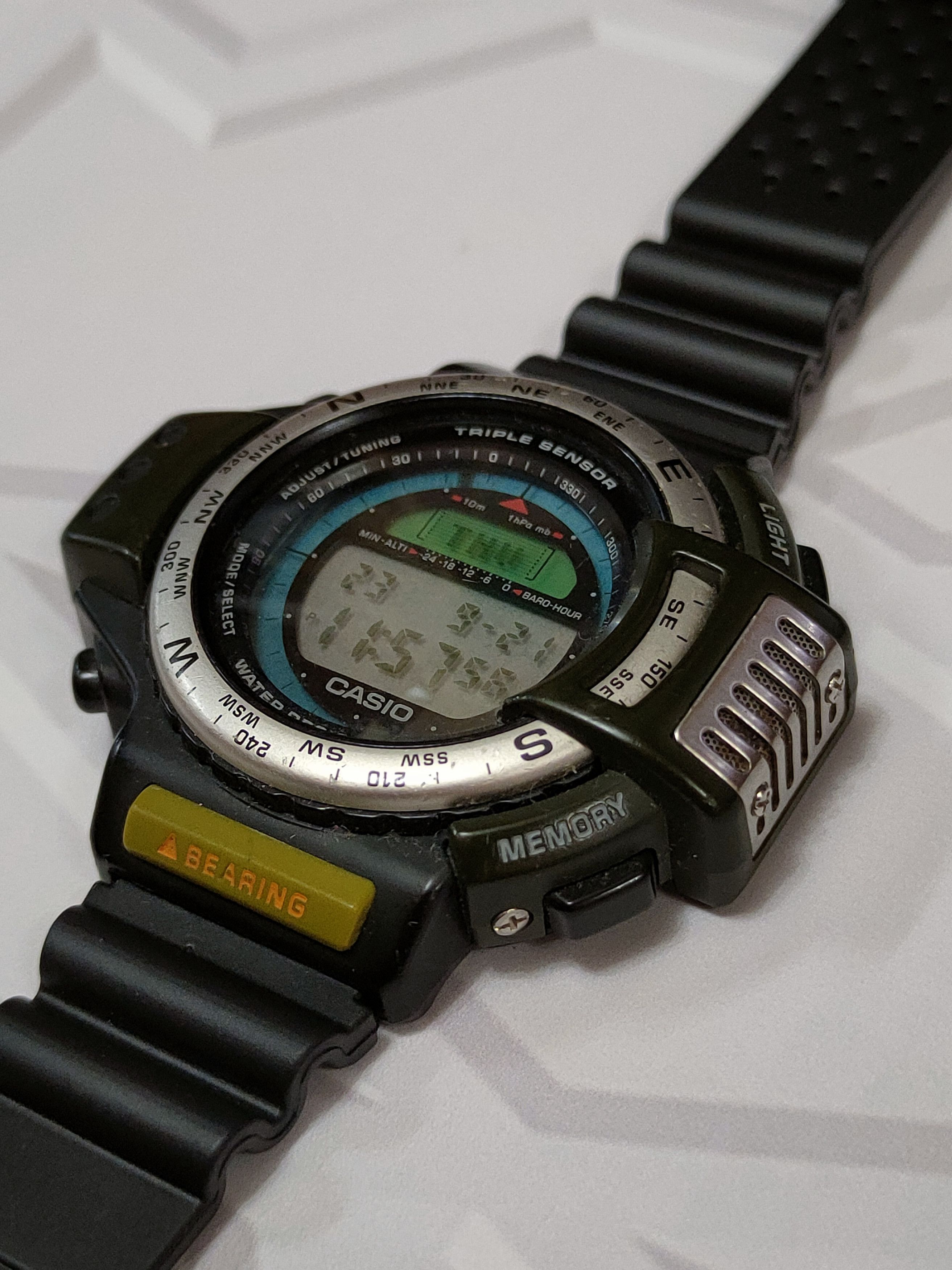 Casio DL Casio Protrek triple sensor ATC 1100 Japan vintage watch Size ONE SIZE - 7 Thumbnail