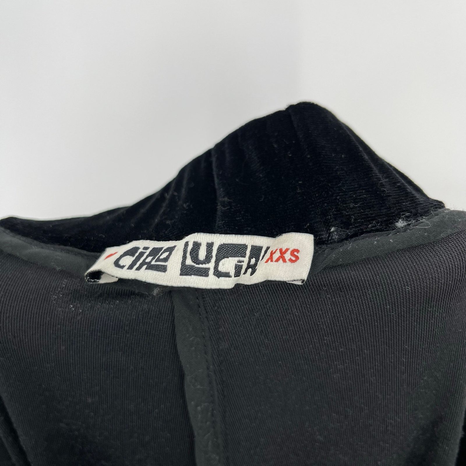 Ciao Lucia Ciao Lucia | Barca Pant Black Velvet Wide Leg Trousers XXS Size 24" / US 00 / IT 34 - 5 Thumbnail