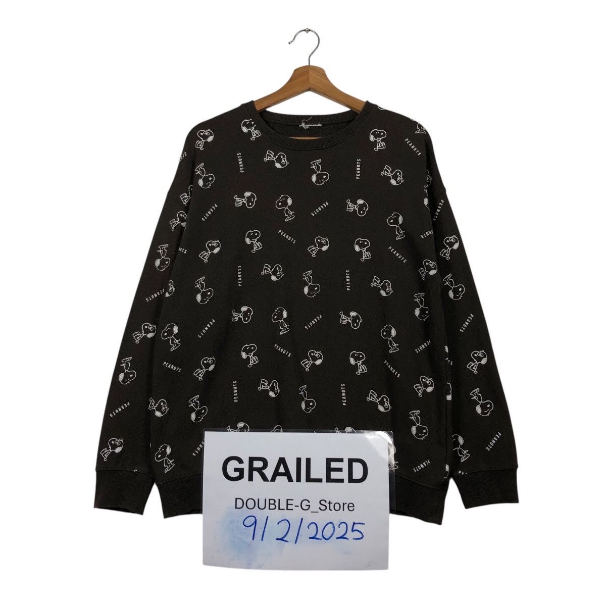 Cartoon Network × Japanese Brand 📌Vintage Sweatshirt Crewneck Full Print Peanuts Size US L / EU 52-54 / 3 - 1 Thumbnail