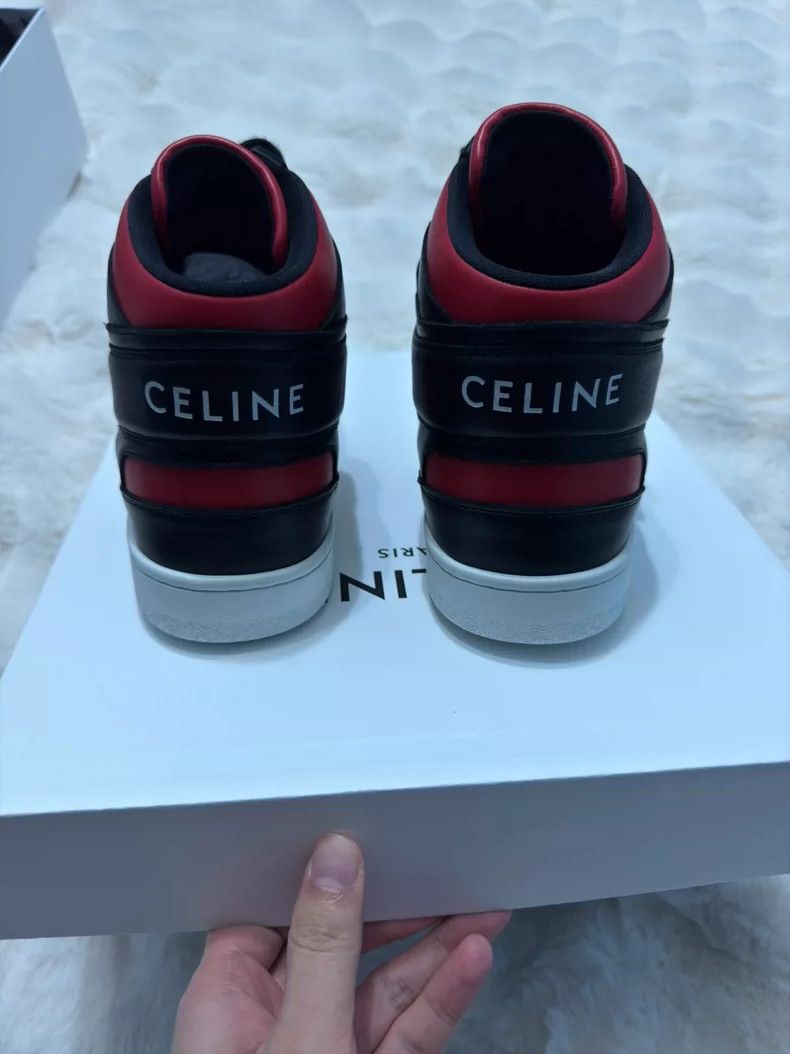 Celine Celine Black and red sports shoes Size US 9 / EU 42 - 4 Thumbnail