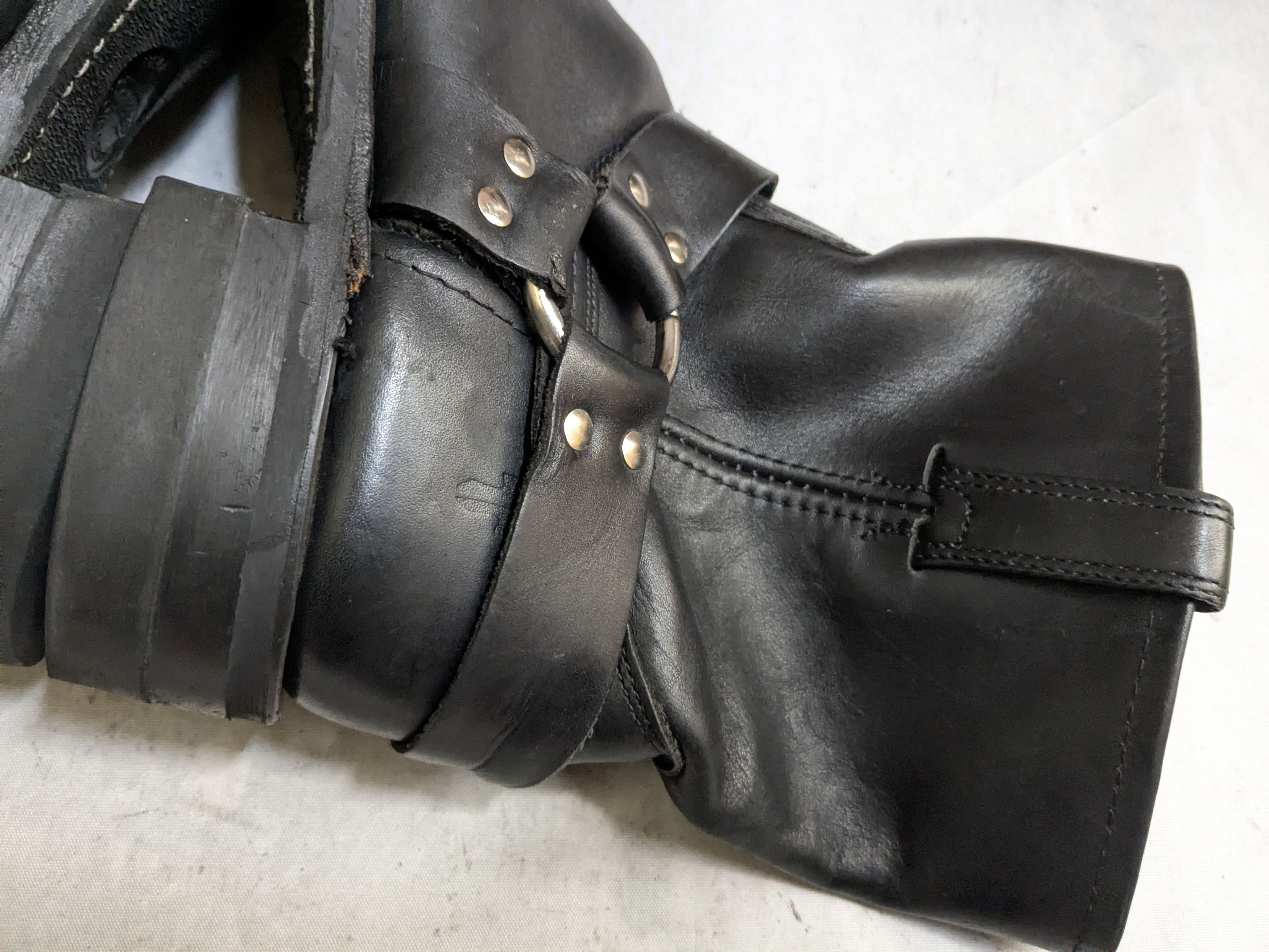 Frye Frye Harness Boots Black 10.5 M Leather USA Size US 10.5 / EU 43-44 - 13 Thumbnail