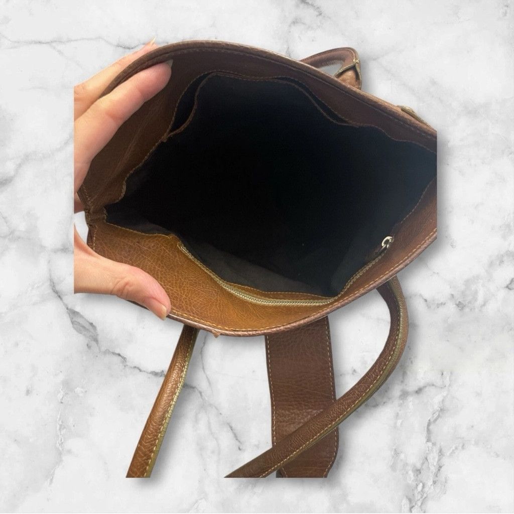 Tod's Tod's Brown Shoulder Bag with Polished Leather Size ONE SIZE - 6 Thumbnail