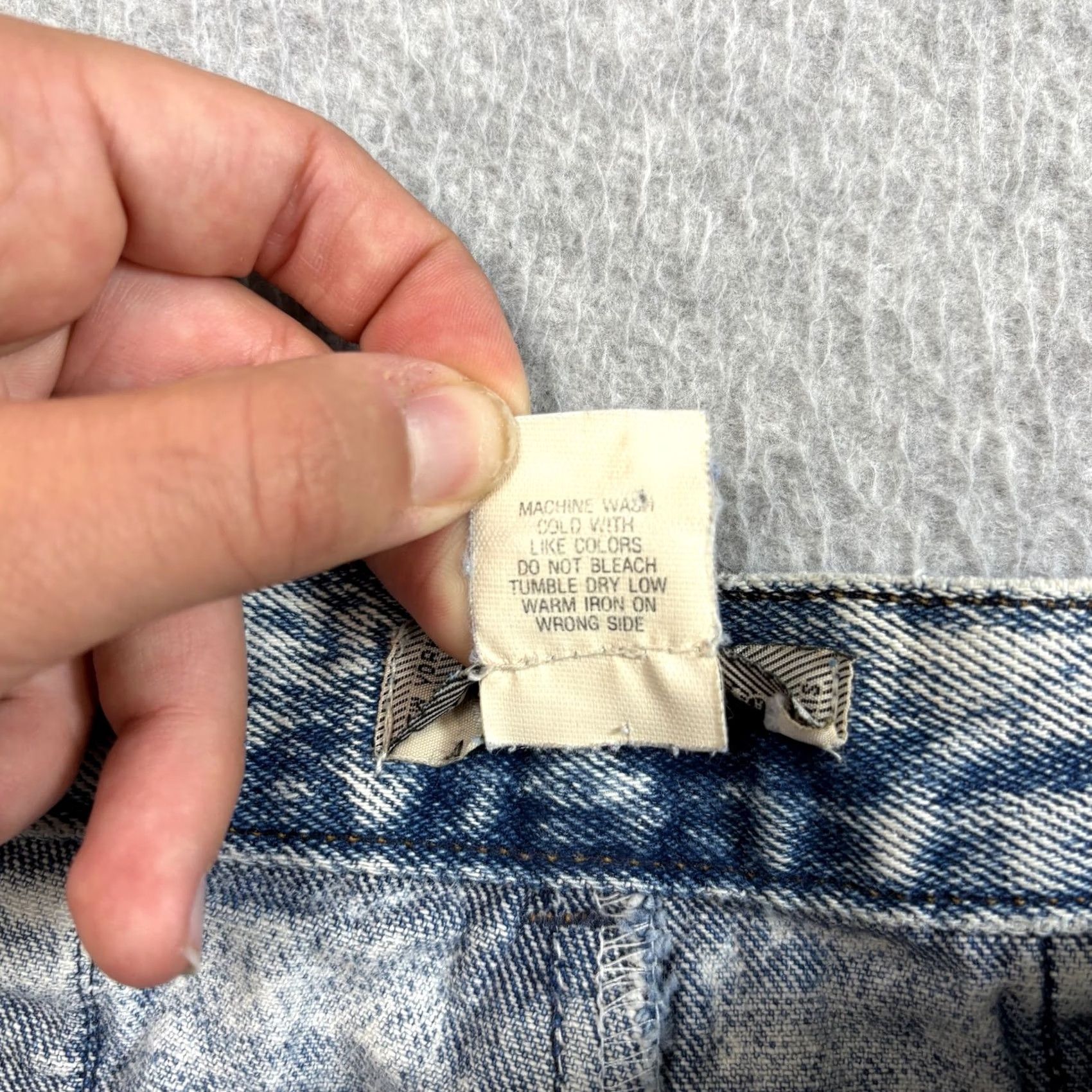 Vintage VINTAGE Bonjour Jeans Womens 5/6 Blue Acid Wash High Rise Tapered 90s Denim Jeans Mens Size 27" / US 4 / IT 40 - 4 Thumbnail