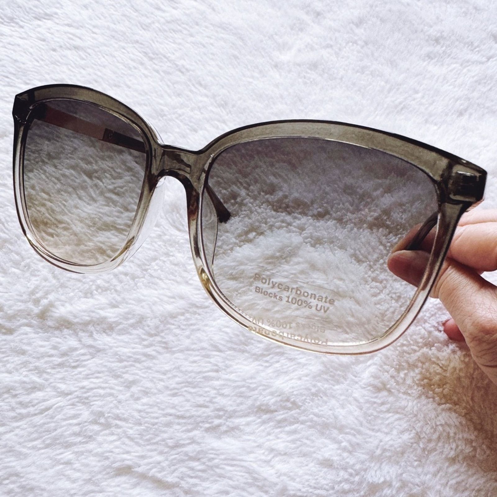 Other Joanne Clear Gray Square Sunglasses Size ONE SIZE - 3 Thumbnail