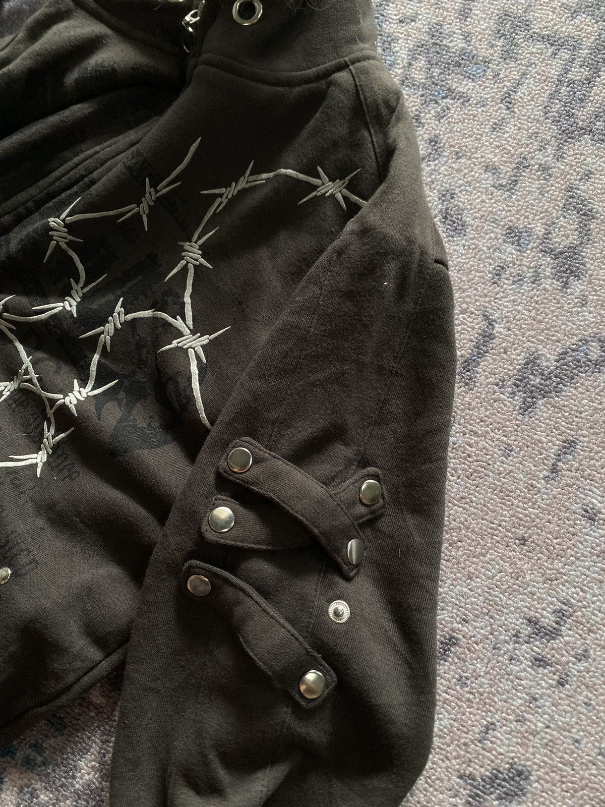 If Six Was Nine Japanes Center Clease Fur Hoodie Ifsix Lgb Style Size US L / EU 52-54 / 3 - 3 Thumbnail