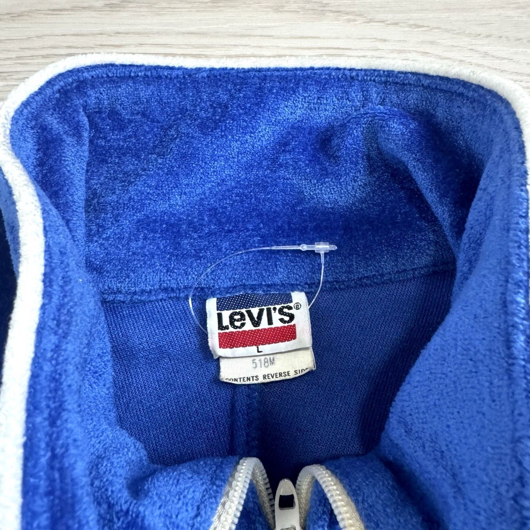 Levi's VINTAGE Levi's Hillcrest Boxing Olympic Games Jacket Full Zip Made In USA L Jacket Blue 80s Mens Clothes Sports Olympics L Size US L / EU 52-54 / 3 - 5 Thumbnail