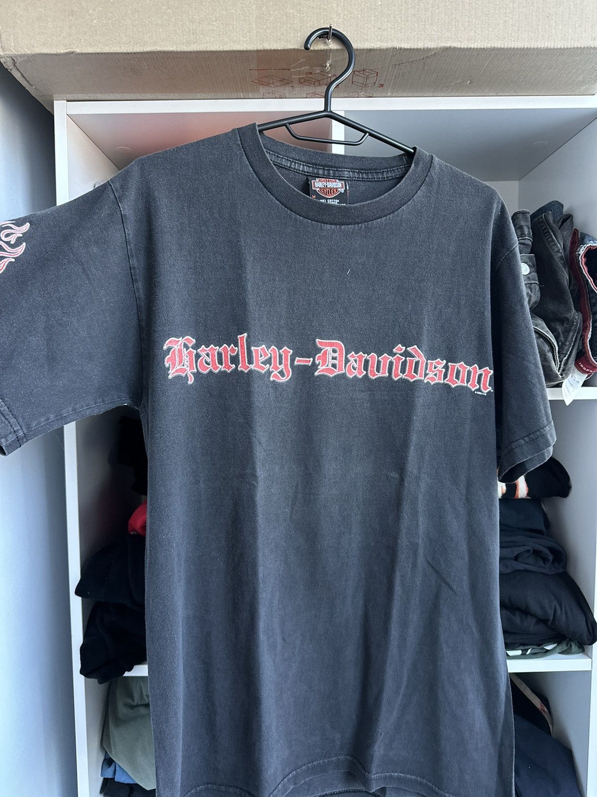 Harley Davidson 🔥VINTAGE FADED 2003 HARLEY DAVIDSON 2 SIDED PRINT T-SHIRT🔥 Size US M / EU 48-50 / 2 - 2 Thumbnail