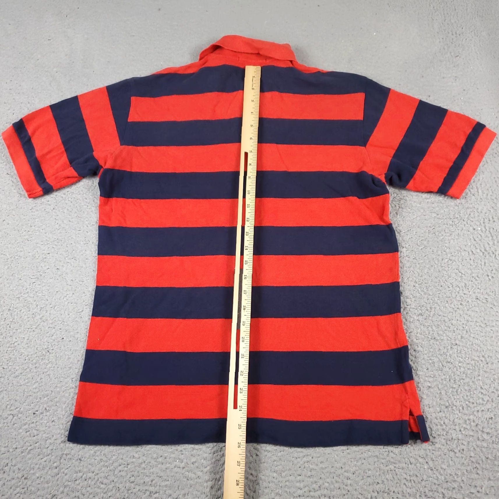 Nautica Nautica Polo Shirt Mens Small Red Striped Casual Short Sleeve Golf Size US S / EU 44-46 / 1 - 3 Thumbnail