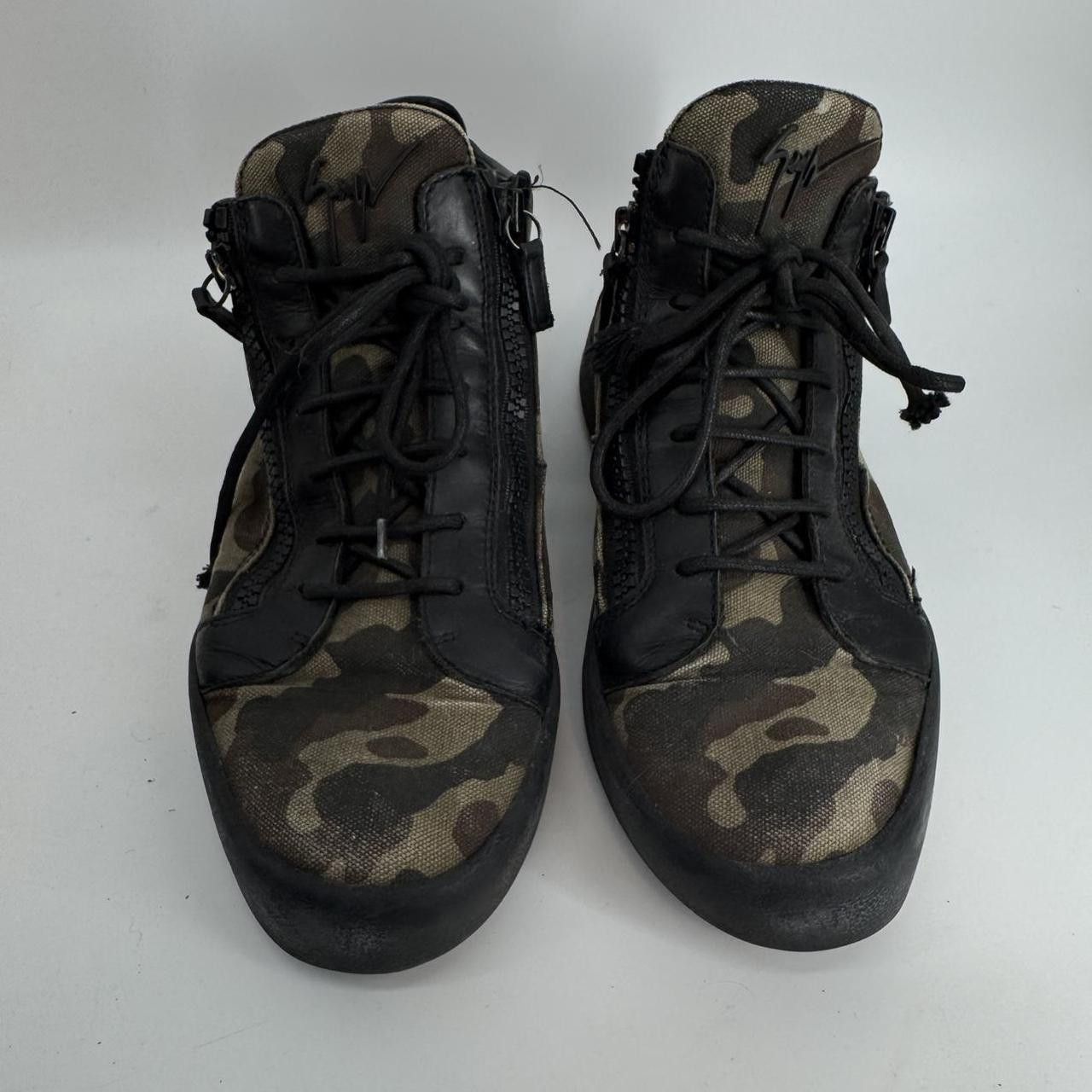 Giuseppe Zanotti GIUSEPPE ZANOTTI Kriss mid top army sneakers Size 44 US 11 Size US 11 / EU 44 - 2 Thumbnail