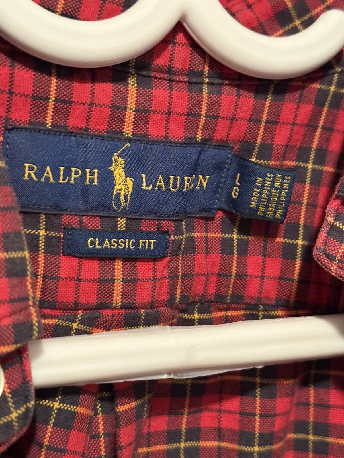 Polo Ralph Lauren Vintage Polo Ralph Lauren Flannel Size US L / EU 52-54 / 3 - 3 Thumbnail