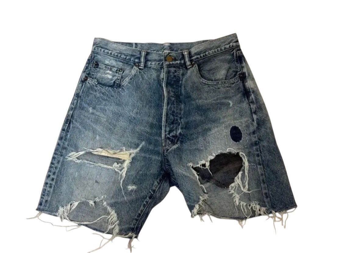 Saint Michael × Vlone VLONE SAINT MICHAEL SWEAT SHORTS | Grailed