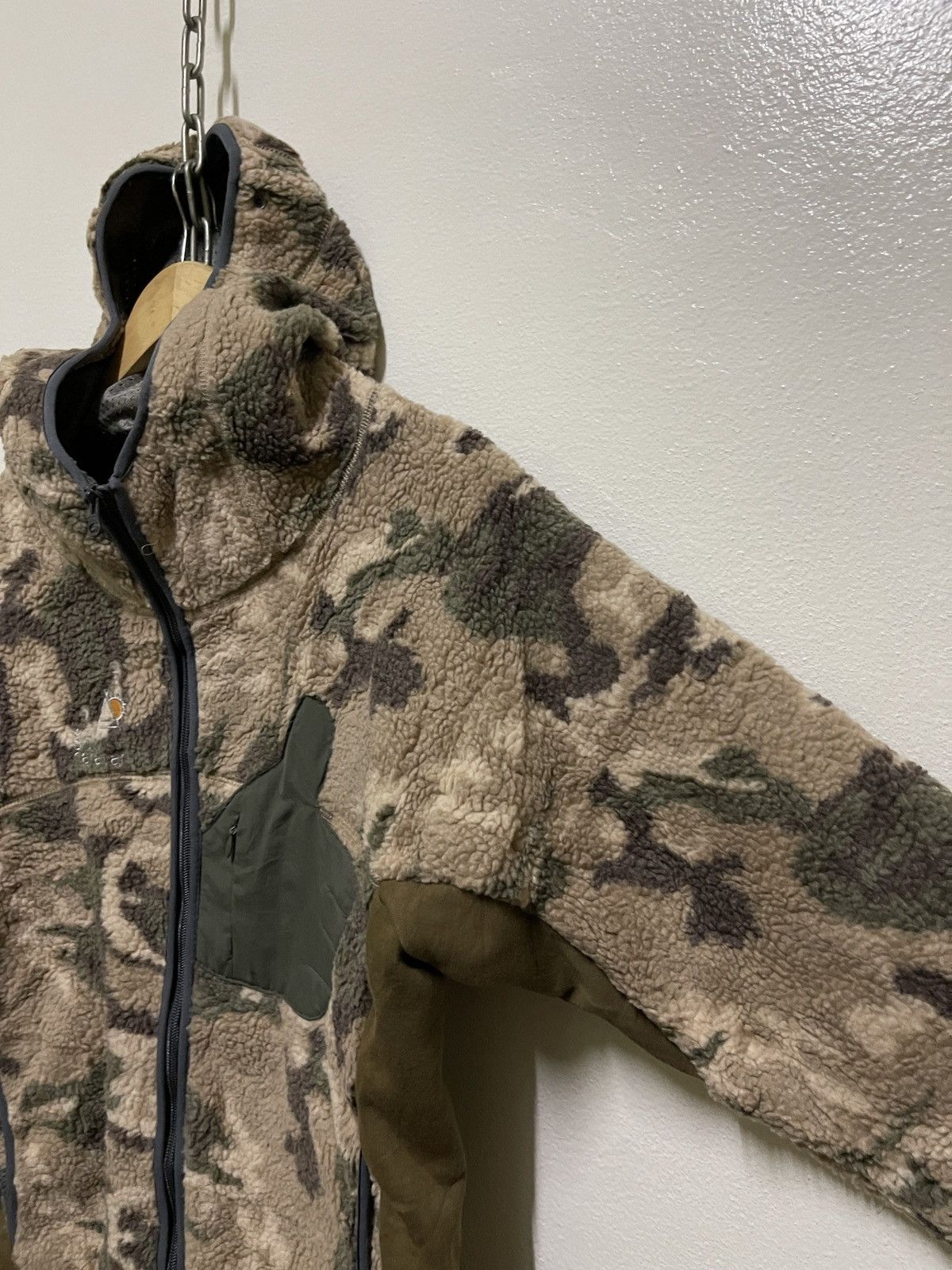 Japanese Brand × go slow caravan Go Slow Caravan Fleece Camouflage Hoodie Zipper Jacket Size US M / EU 48-50 / 2 - 5 Thumbnail