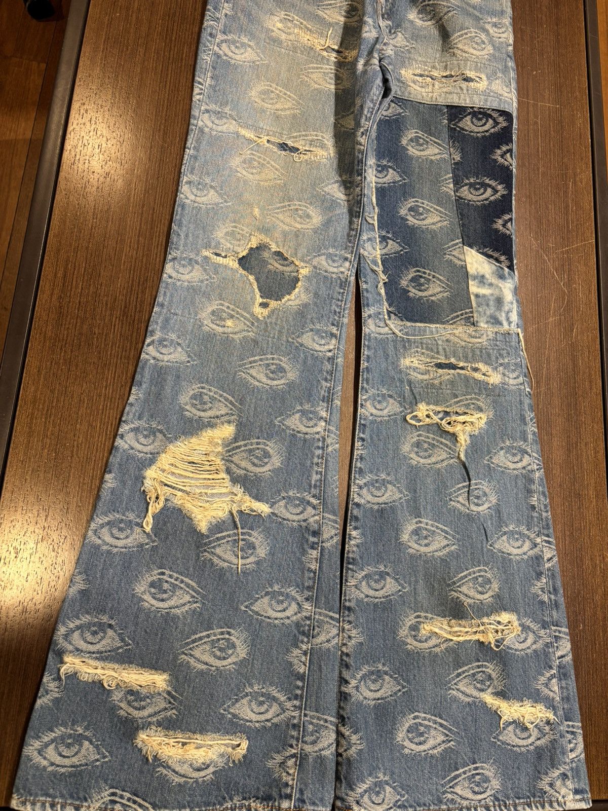 Kapital Kapital Speakeasy Flare Denim Jeans Size US 32 / EU 48 - 4 Thumbnail