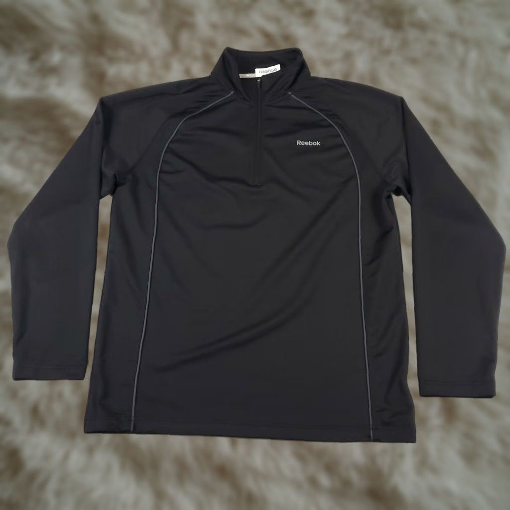 Reebok Reebok T Shirt Mens Size Medium Black Active 1/4 Zip Pullover Long Sleeve Size US M / EU 48-50 / 2 - 1 Thumbnail