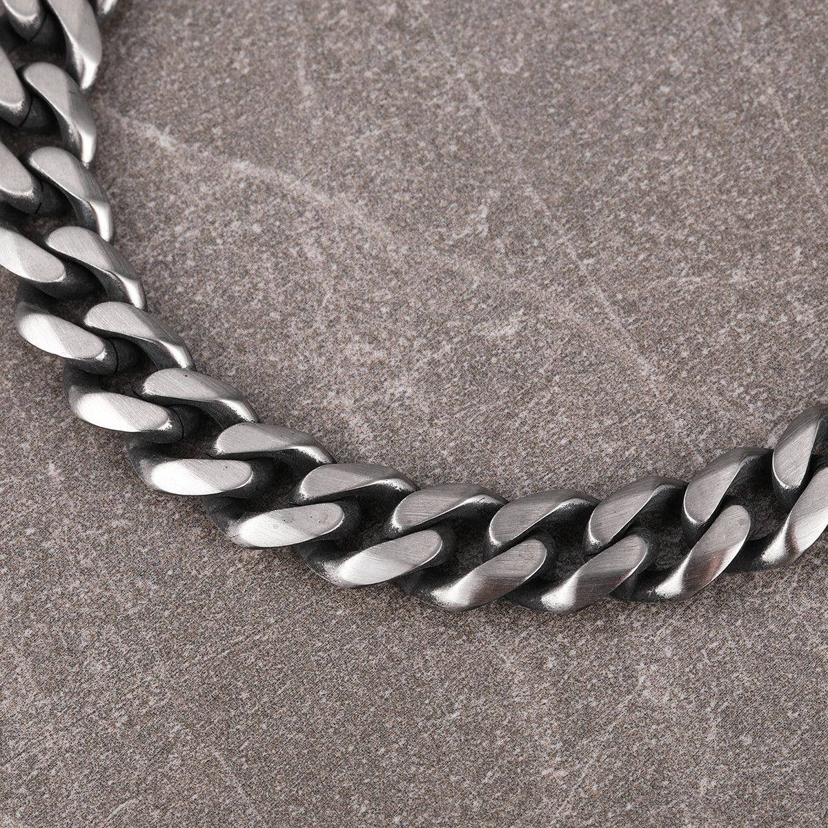 Jewelry Stainless Steel Bracelet Curb Rapper 8.3" Size ONE SIZE - 4 Thumbnail