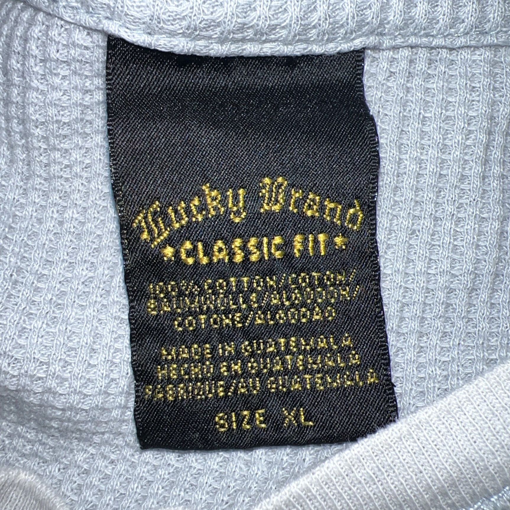 Lucky Brand Lucky Brand Gray Classic Fit Longsleeve T-Shirt Mens XL Size US XL / EU 56 / 4 - 5 Thumbnail
