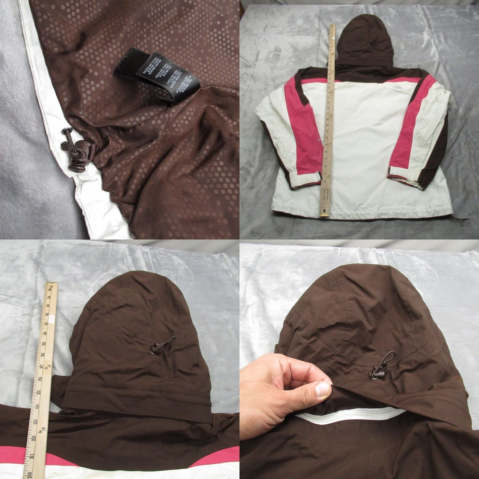 The North Face VINTAGE The North Face Jacket Women Medium Pink White Waterproof Hooded 3in1 SHELL Rain Snow Size M / US 6-8 / IT 42-44 - 9 Thumbnail