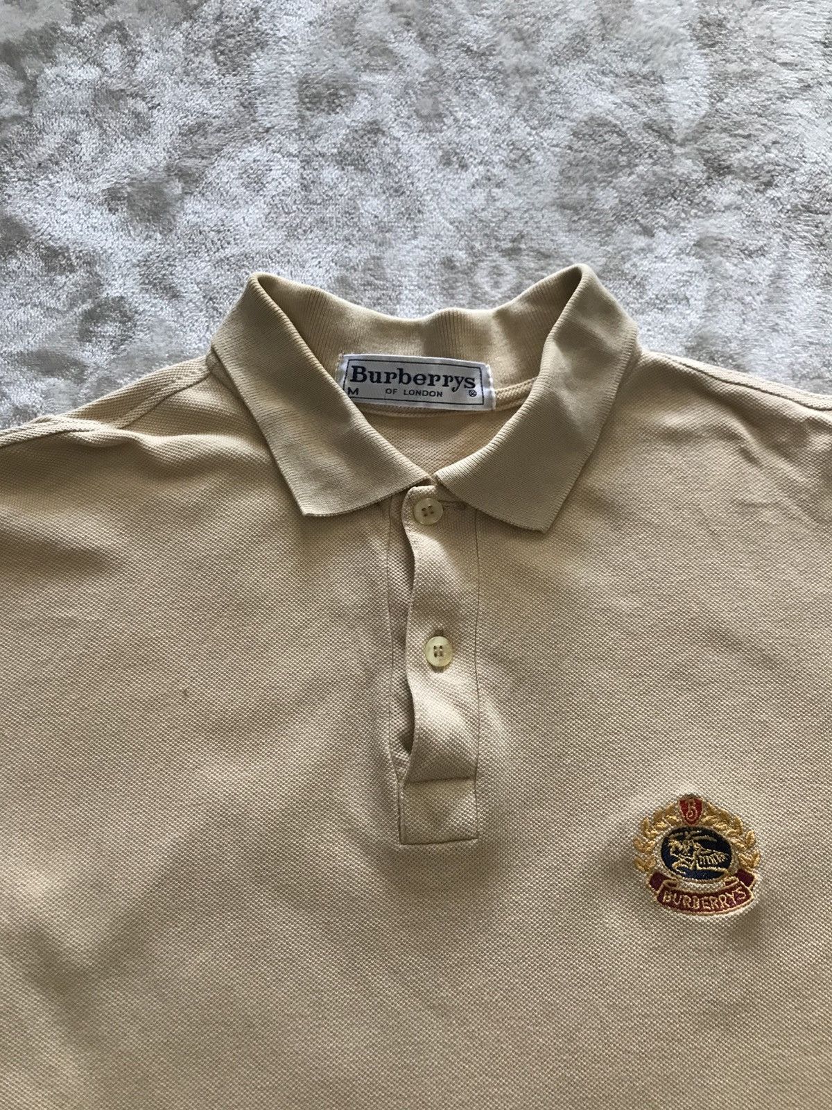Burberry Vtg Burberrys Of London Long Sleeve Polo Shirt Size US M / EU 48-50 / 2 - 2 Thumbnail