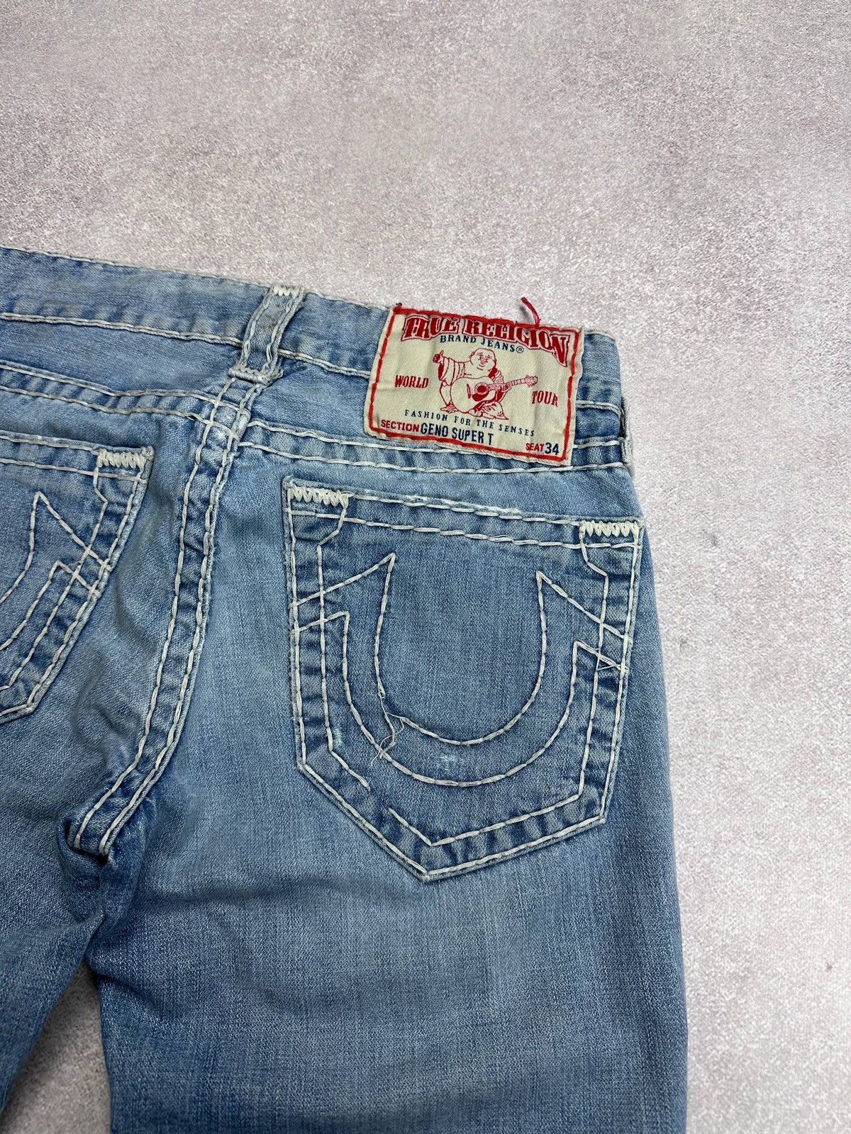 True Religion Vintage True Religion Baggy Chief Keef Style Jeans Y2K 29 Size US 29 - 3 Thumbnail