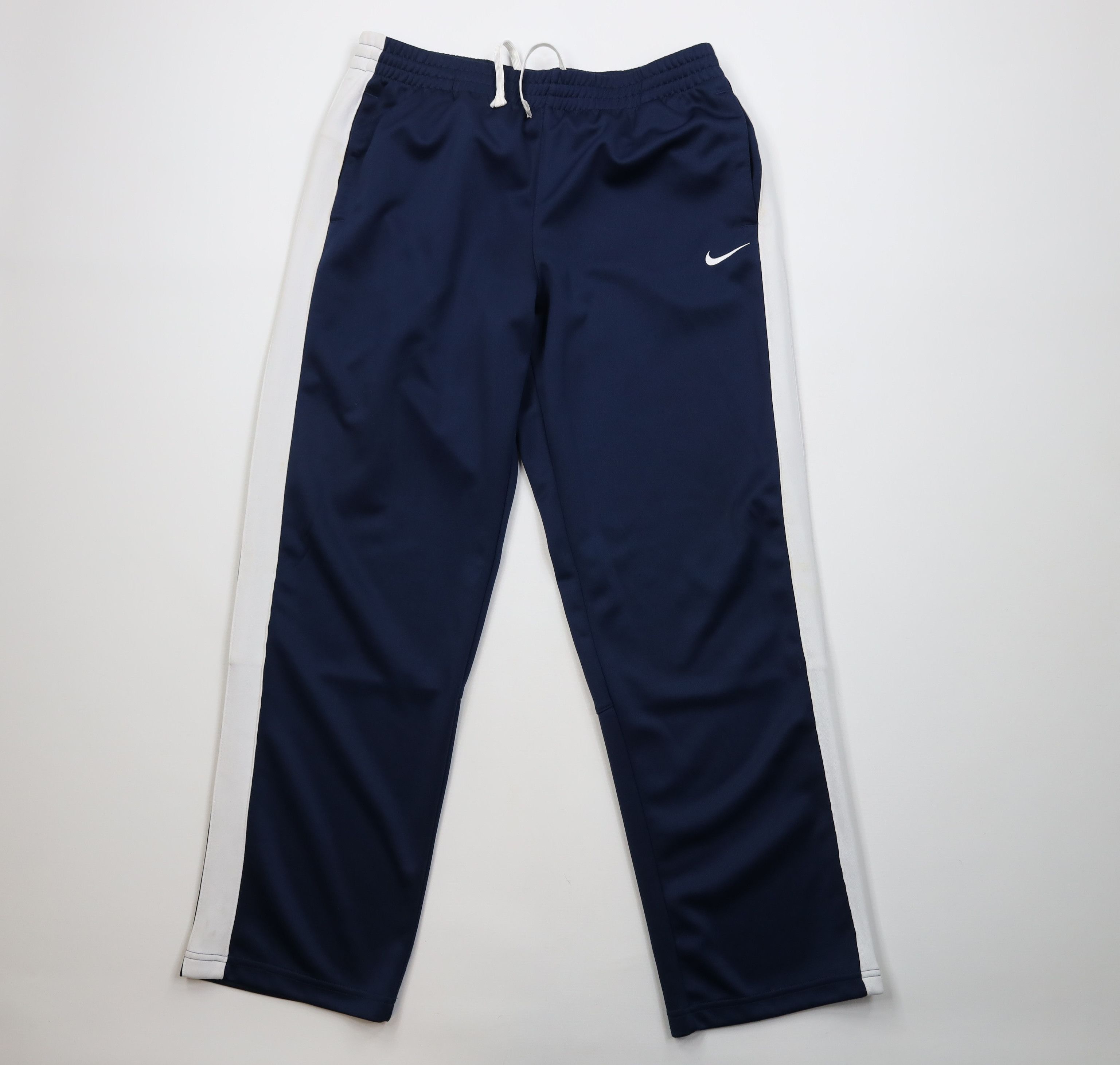 Nike Vintage Y2K Nike Scott Mini Swoosh Wide Leg Pants Blue Size US 36 / EU 52 - 1 Thumbnail