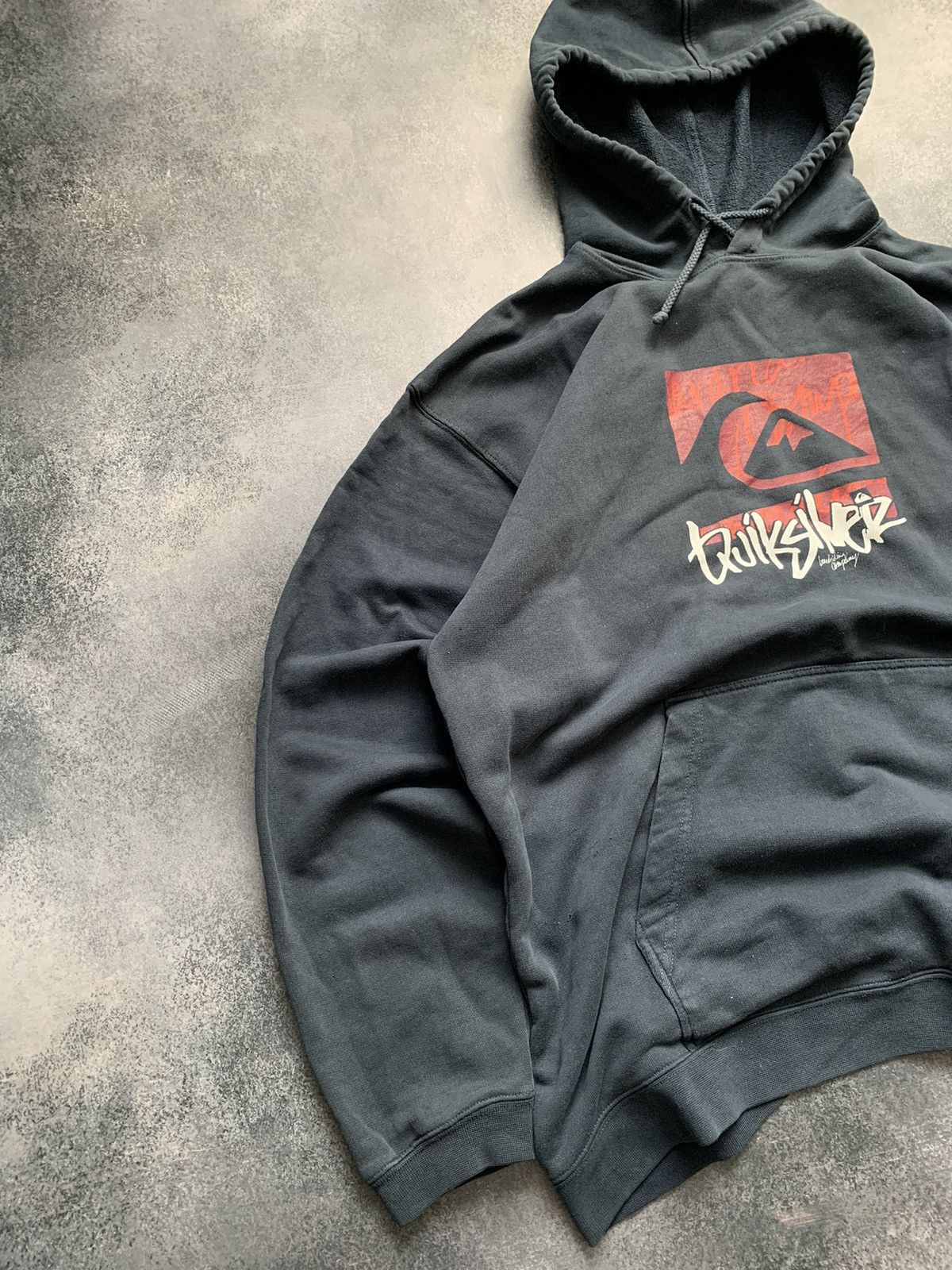 Quiksilver × Vintage Vintage Quiksilver Hoodie Size US XL / EU 56 / 4 - 2 Thumbnail