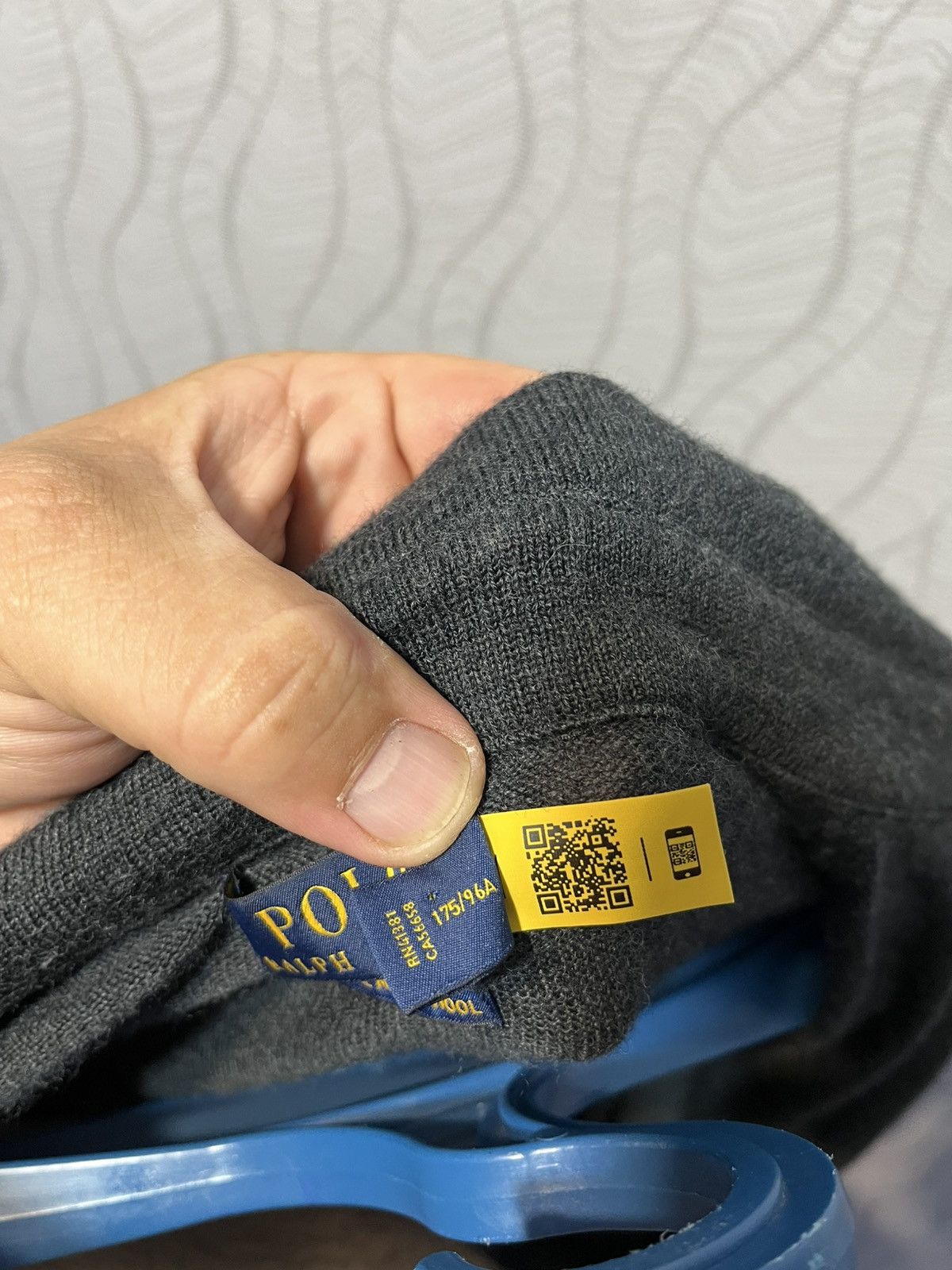 Polo Ralph Lauren × Ralph Lauren Polo Ralph Lauren Merino Wool Grey Pocket Overshoot Cardigan Size US M / EU 48-50 / 2 - 10 Thumbnail