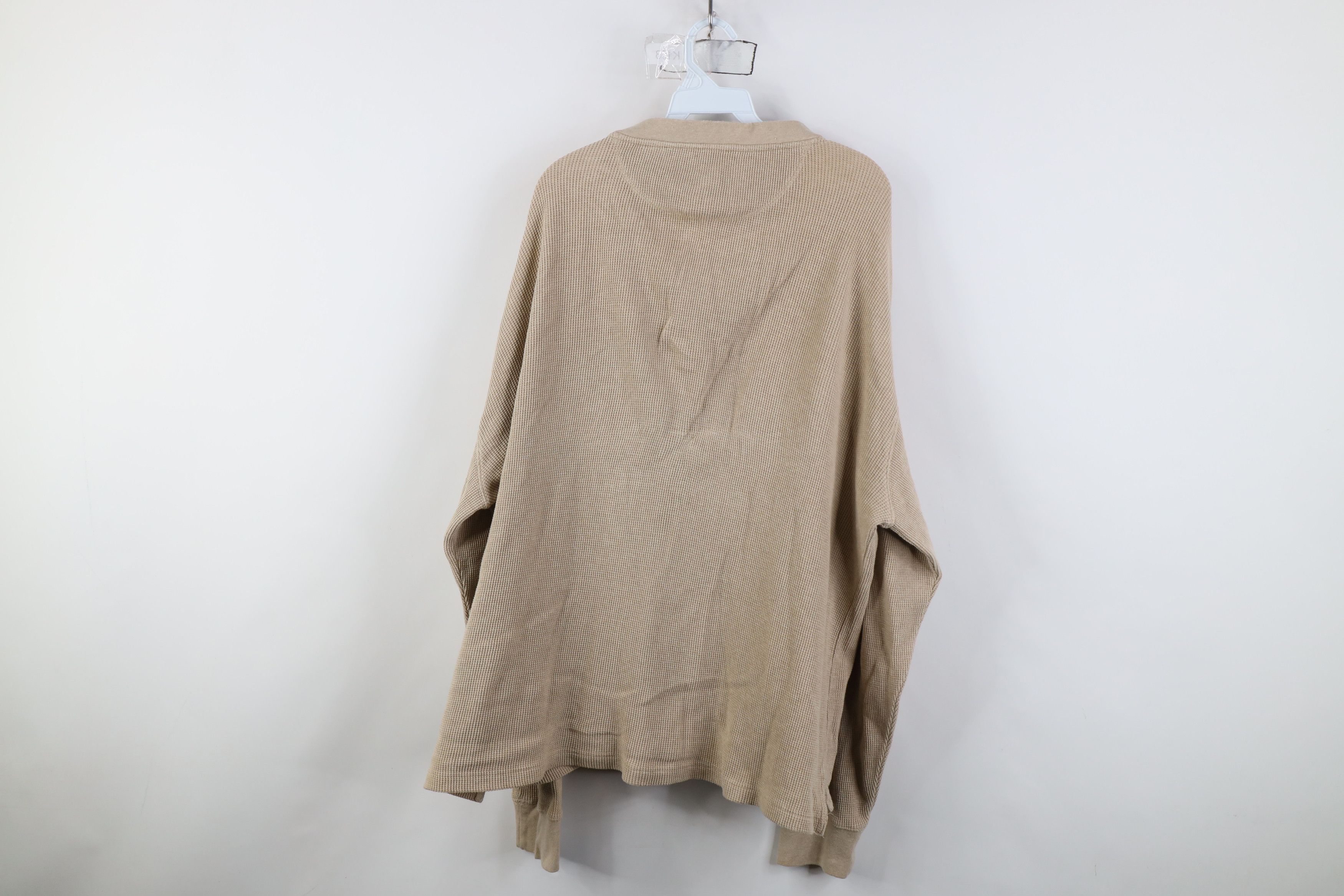 Vintage Vintage Y2K Streetwear Waffle Long Sleeve Henley T-Shirt Size US XL / EU 56 / 4 - 11 Thumbnail