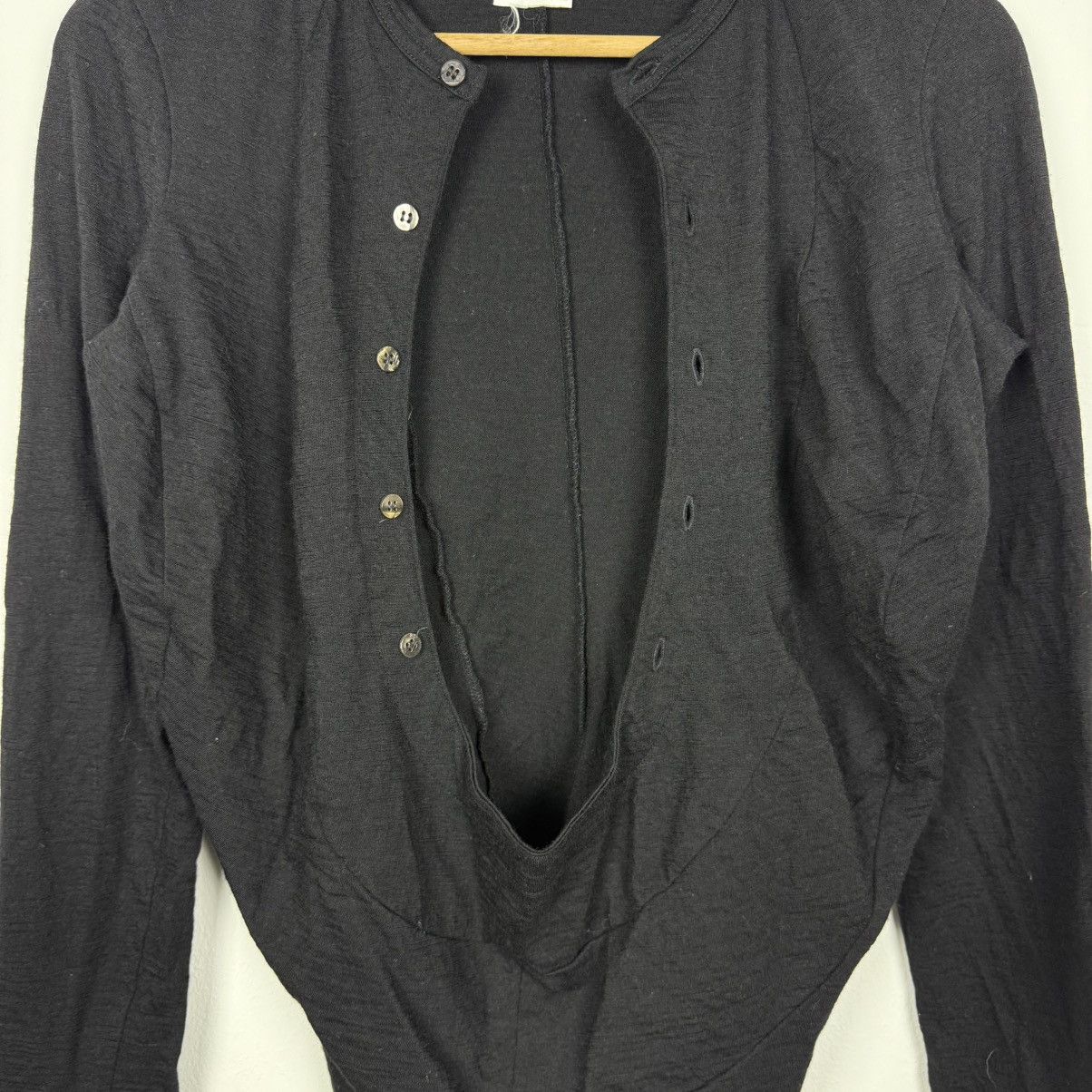 Comme des Garcons Junya Watanabe Comme Des Garcons Asymmetrical Wool Tops Size S / US 4 / IT 40 - 4 Thumbnail