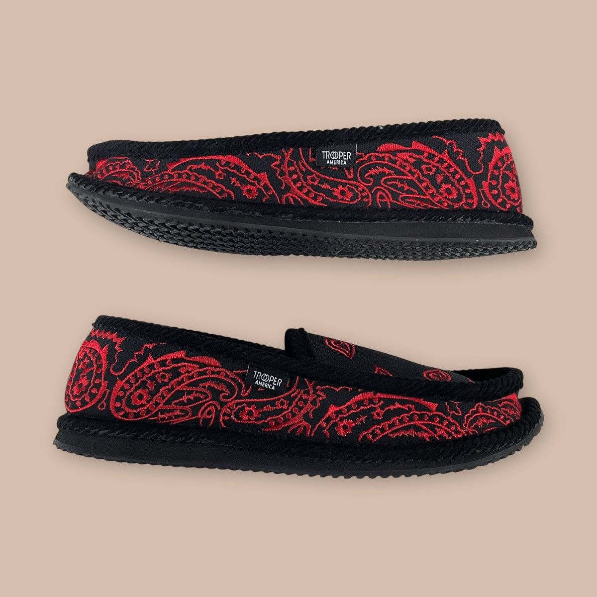 Other Trooper America's bandana paisley & corduroy slip-ons Size US 12 / EU 45 - 7 Thumbnail