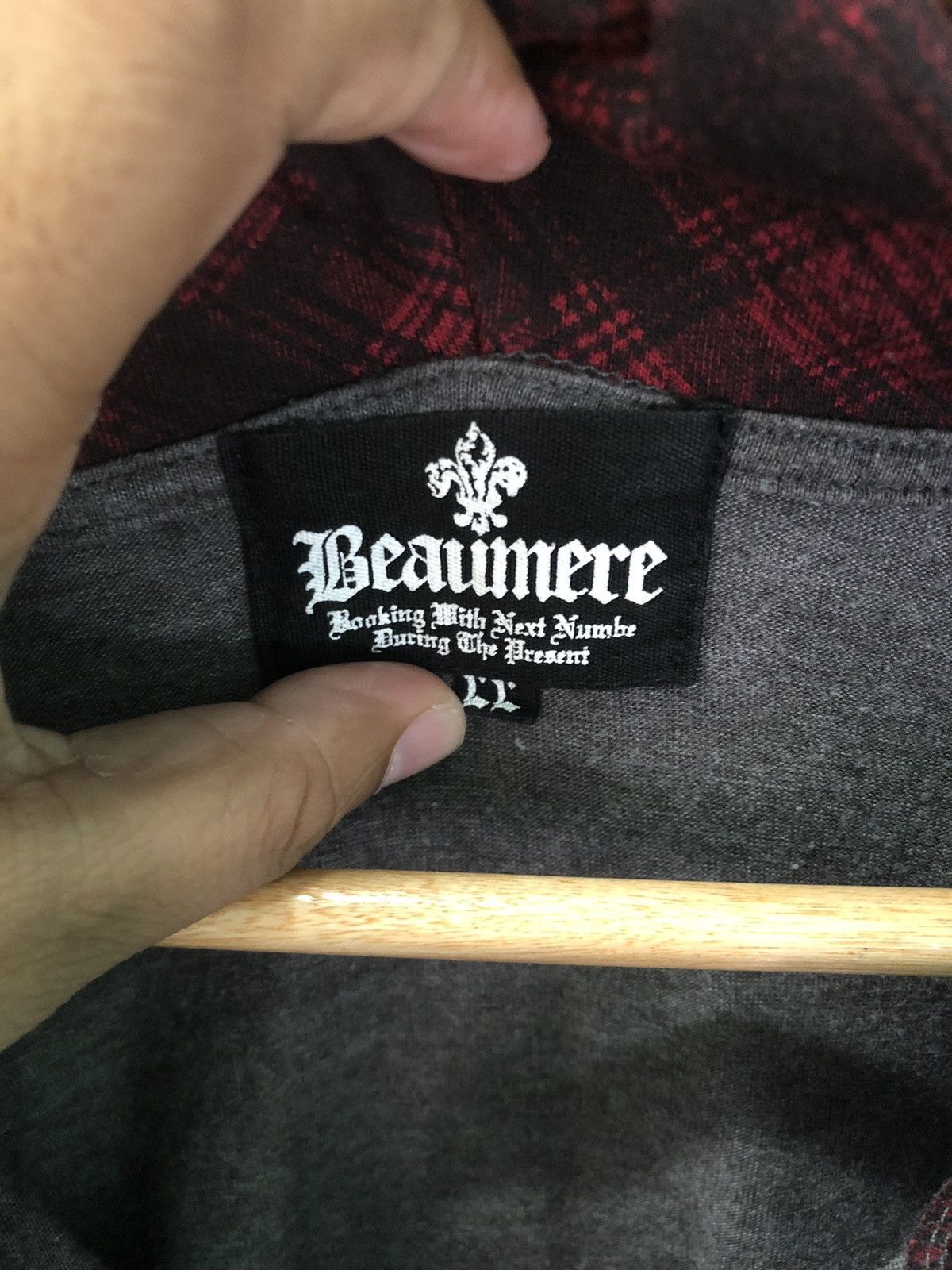 Vintage Beaumere Painize Black Hoodie Zip Up Size US S / EU 44-46 / 1 - 9 Thumbnail