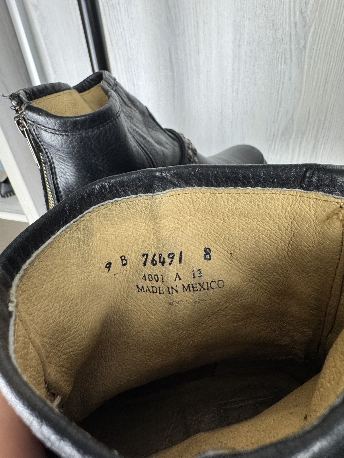 Frye Frye Phillip Studded Harness Boots Mid Calf Leather Studs 9B Size US 9 / IT 39 - 17 Thumbnail