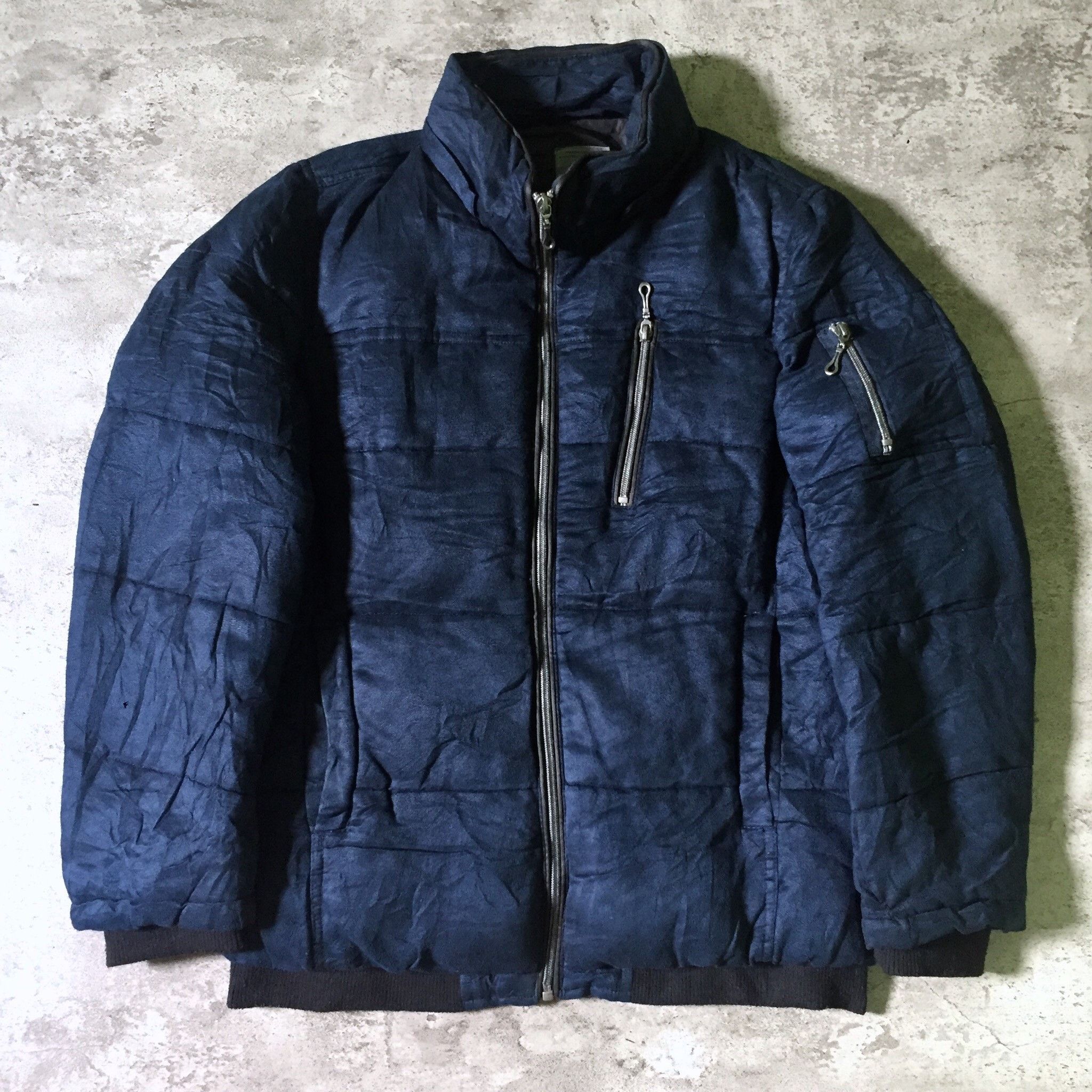 Japanese Brand Louis Chavlon Faux Suede Pattern Rider Replace Hoded Jacket Size US L / EU 52-54 / 3 - 2 Thumbnail