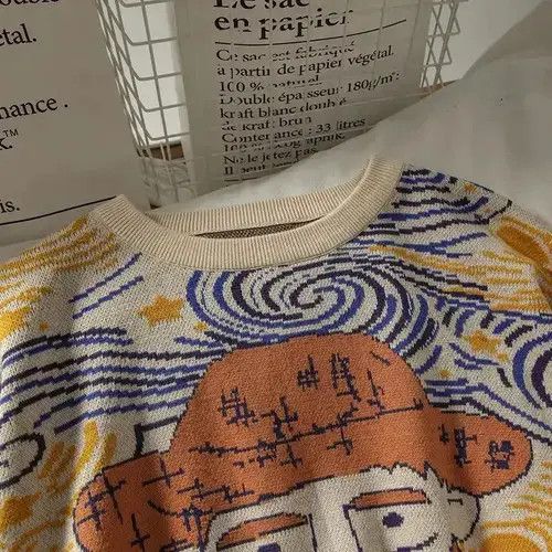 Japanese Brand × Vintage Vintage O Neck Long Sleeve Female Size ONE SIZE - 4 Thumbnail