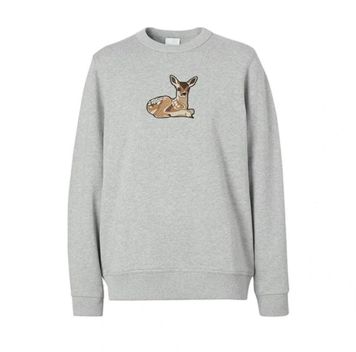 Burberry Burberry Women's Deer Embroidered Sweatshirt Size M / US 6-8 / IT 42-44 - 1 Thumbnail