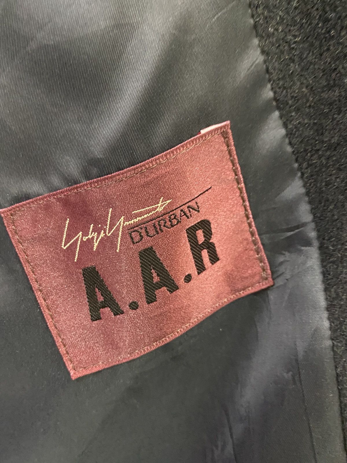 Yohji Yamamoto Vintage A.A.R Yohji Yamamoto Wool Overcoat - Made in Japan Size US M / EU 48-50 / 2 - 8 Thumbnail