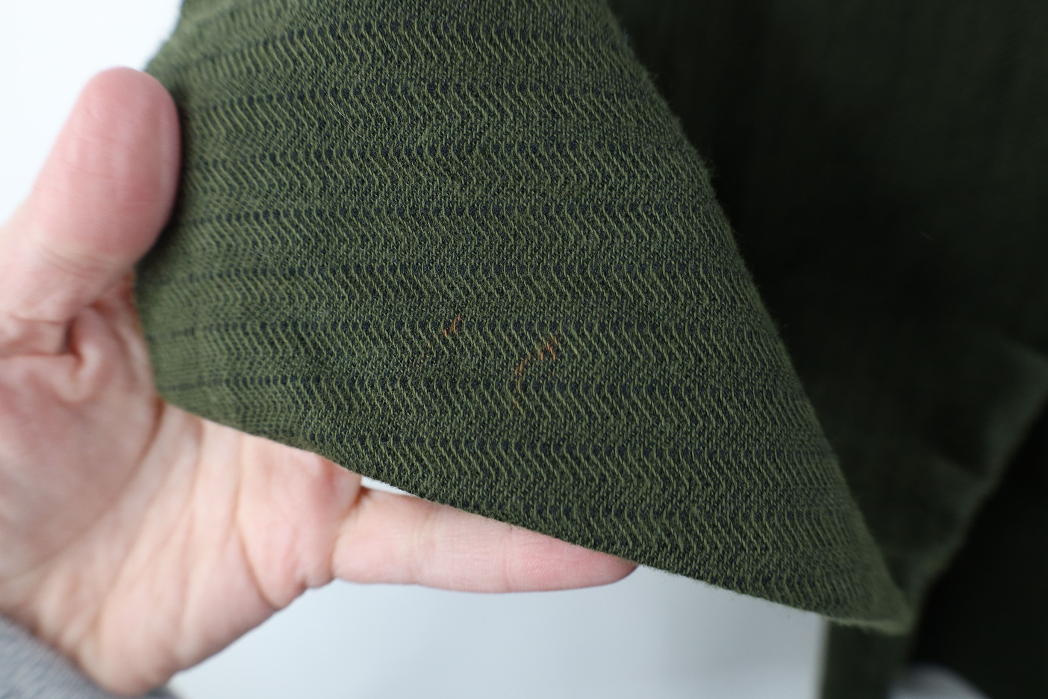 Vintage Vintage 90s Streetwear Herringbone Long Sleeve Polo USA Size US L / EU 52-54 / 3 - 7 Thumbnail