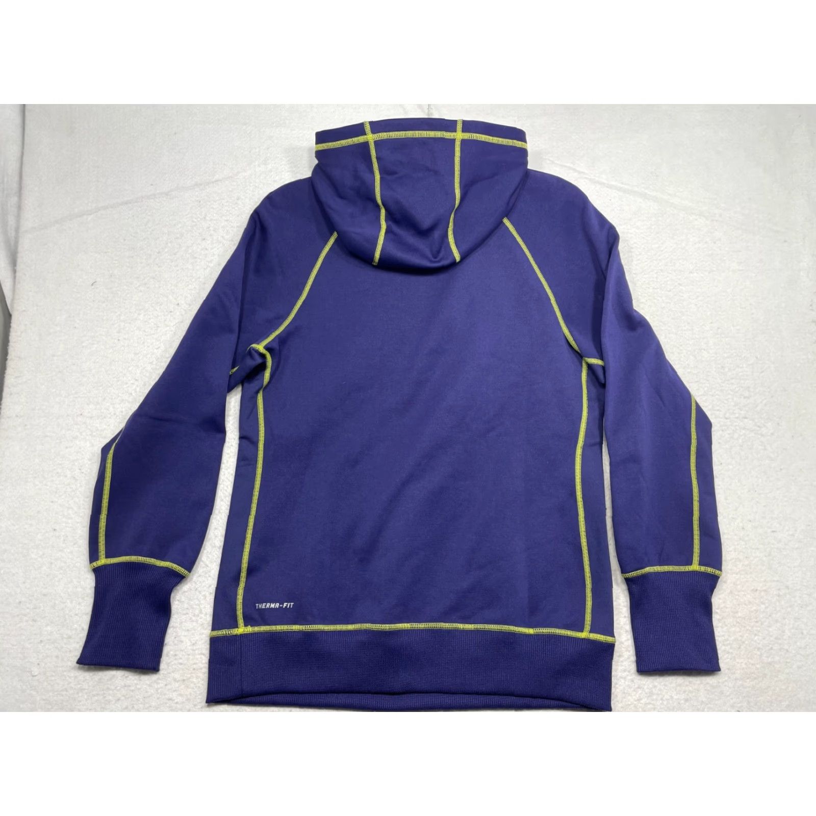 Nike Nike Therma Fit Hoodie Womens Large Purple Pullover Athletic Sweatshirt Size L / US 10 / IT 46 - 7 Thumbnail