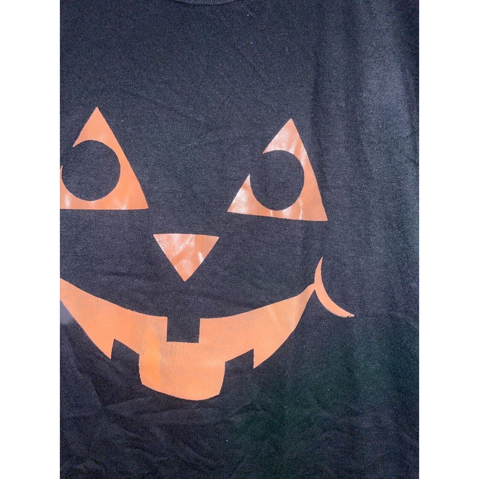 Jerzees 1980s Halloween Jackolantern Pumpkin Black Shirt 80s VTG M Size US M / EU 48-50 / 2 - 5 Thumbnail