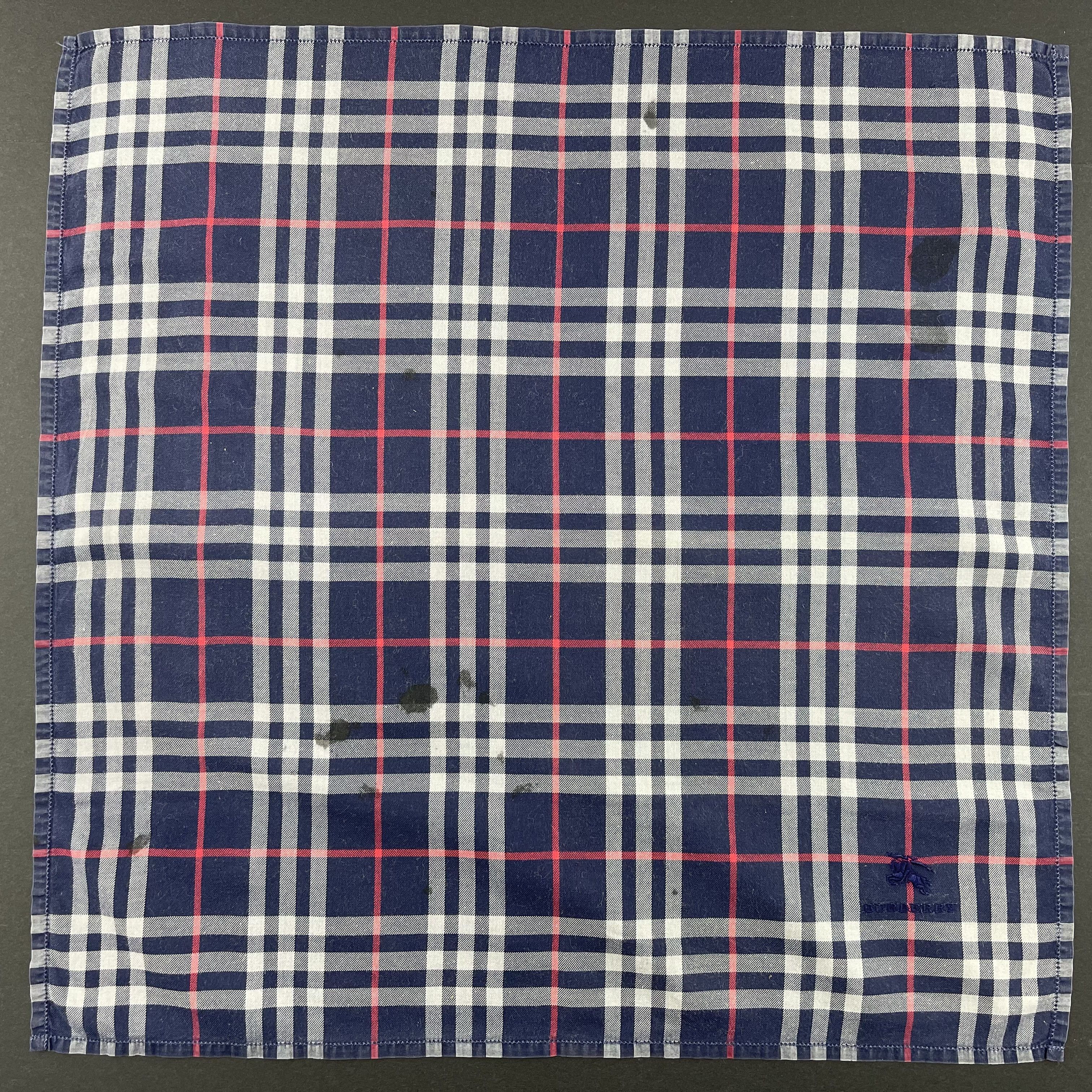 Burberry × Vintage Burberry Handkerchief/Neckerchief/Bandana-KD3264 Size ONE SIZE - 2 Thumbnail