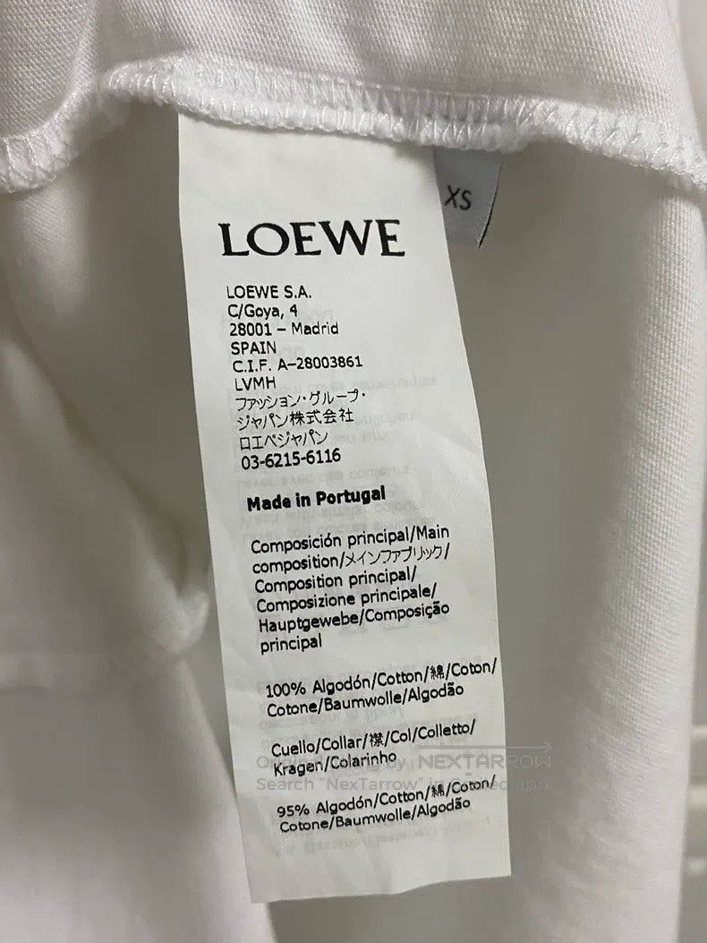 Loewe Loewe Embroidered Logo Classic Short Sleeve Size XS / US 0-2 / IT 36-38 - 4 Thumbnail