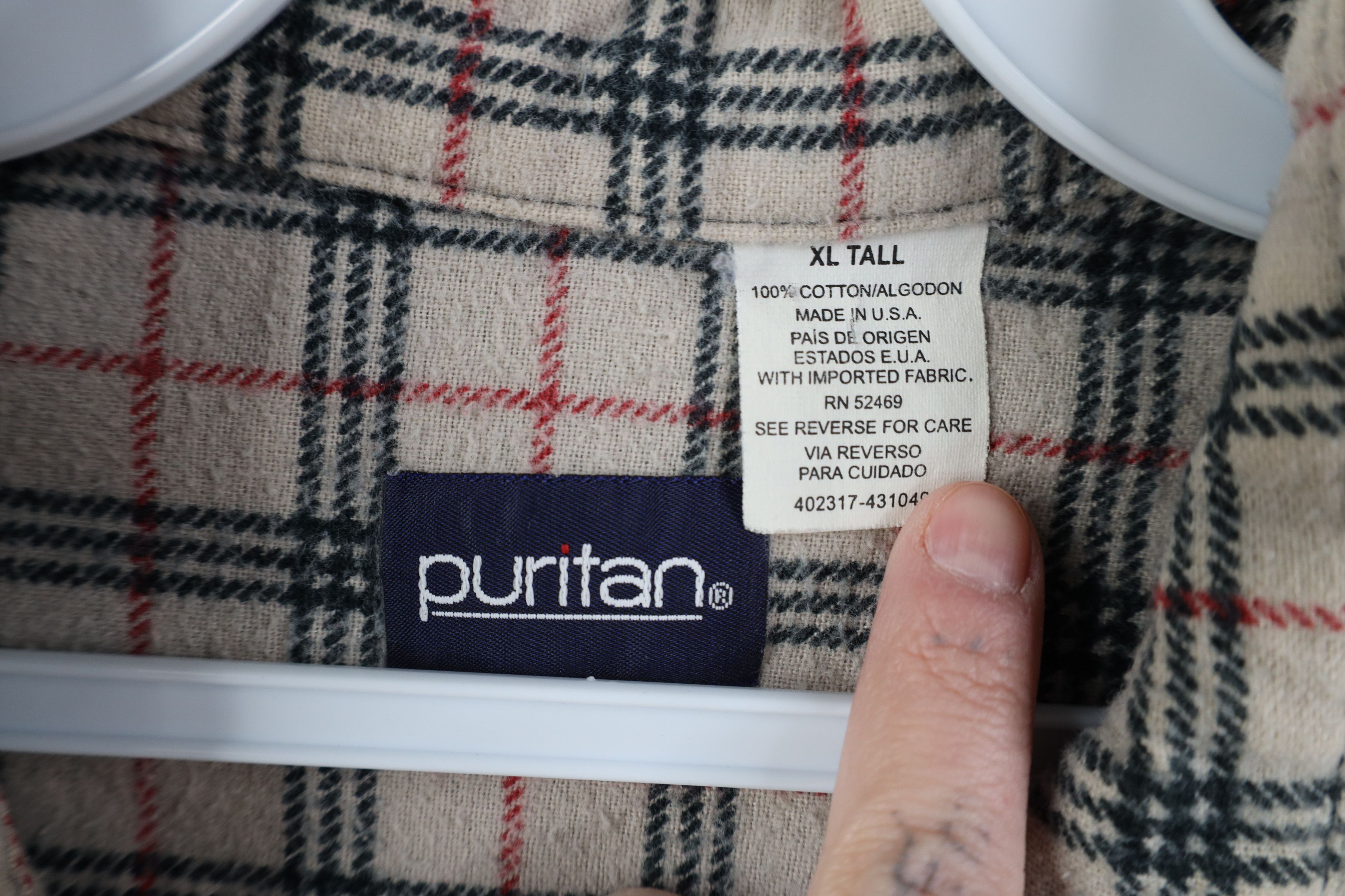 Vintage Vintage 90s Streetwear Collared Button Shirt Plaid Cotton Size US XL / EU 56 / 4 - 6 Thumbnail