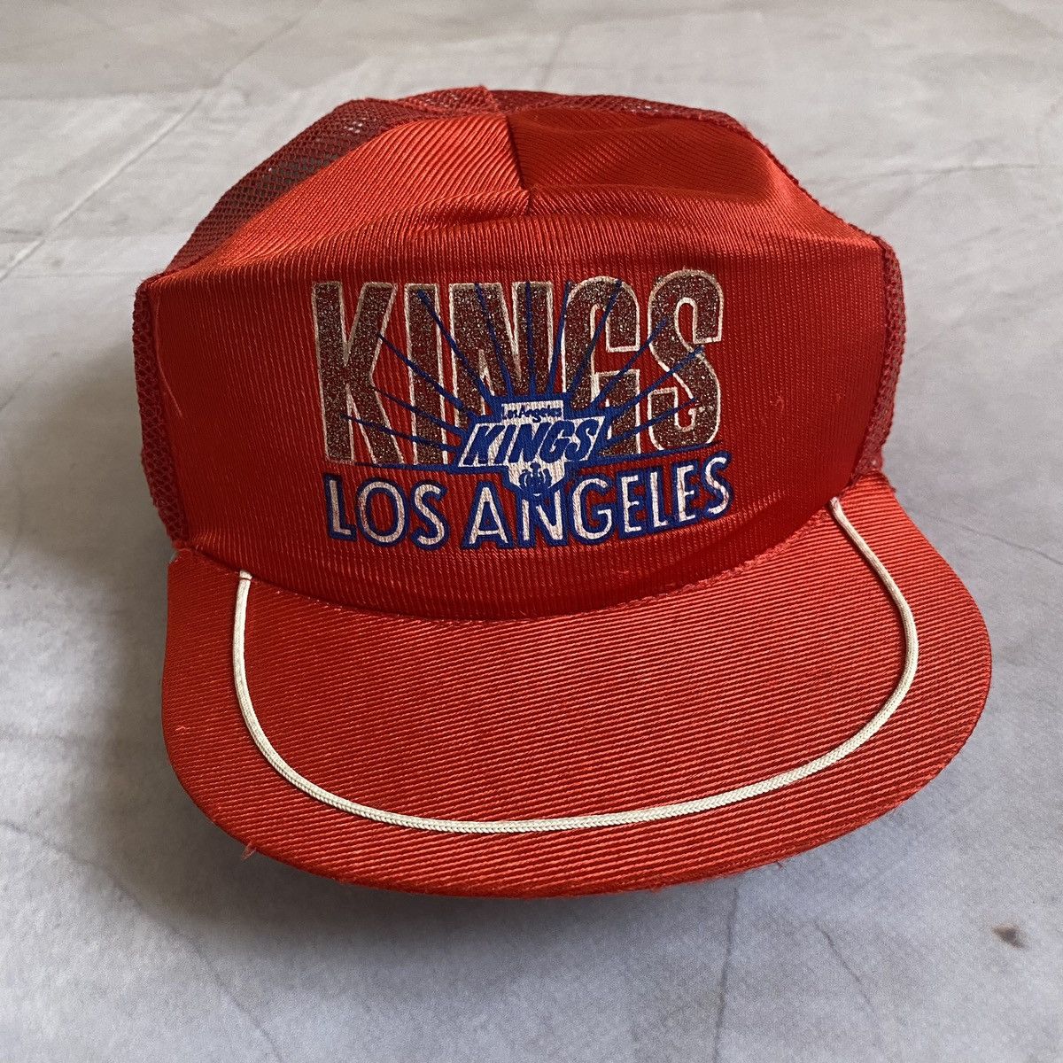 NFL × Vintage Rare 80s Los Angeles Kings Vintage Cap Hat Red Raiders Size ONE SIZE - 2 Thumbnail