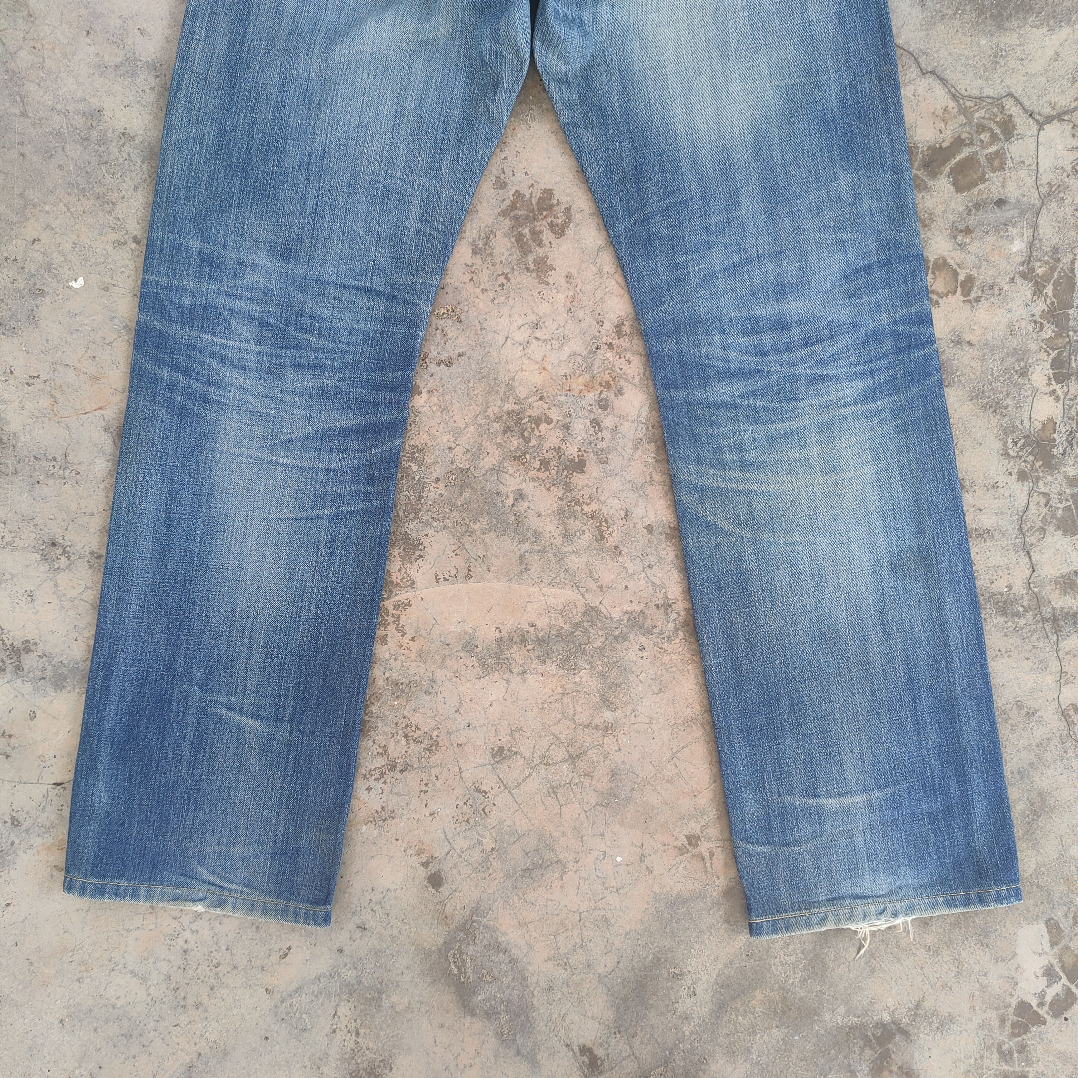 Japanese Brand Vintage japanese rusty faded jeans denim pants Size US 32 / EU 48 - 9 Thumbnail