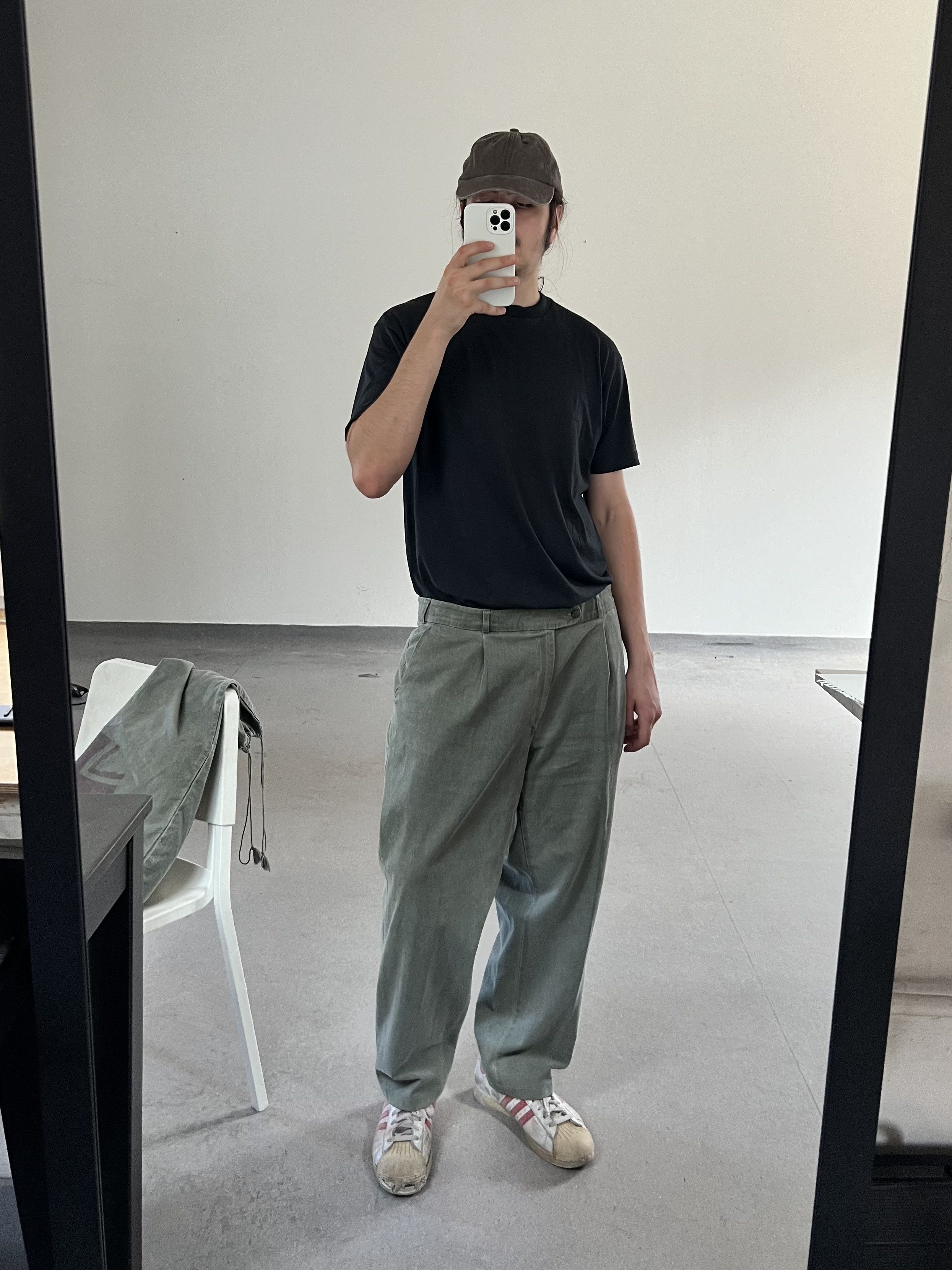 Other 1980s Baggie Vintage Canvas Cozy Pants ww2 Size US 34 / EU 50 - 2 Thumbnail