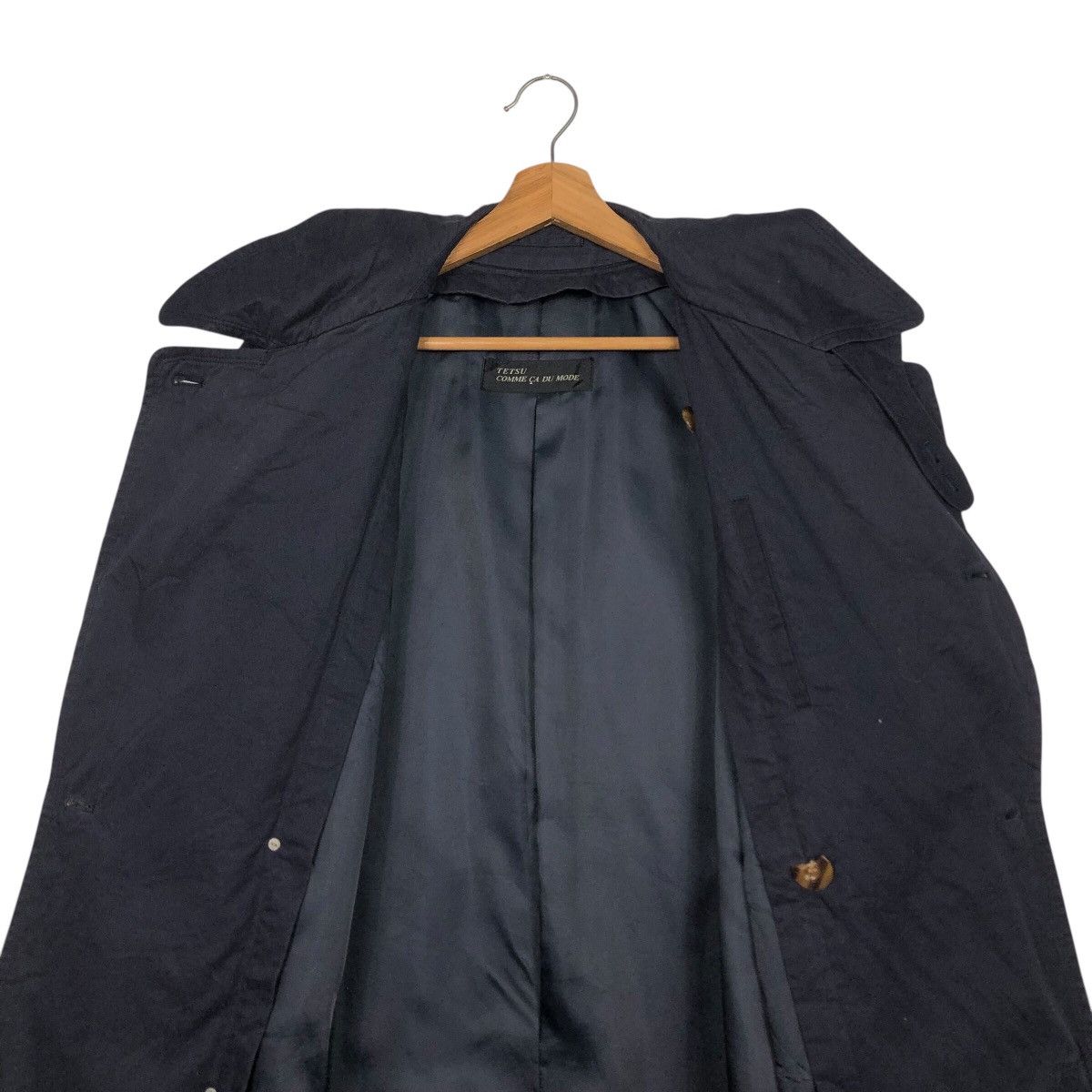 Japanese Brand 📌Rich Blue Vtg Long Jacket Comme Ca Ism Mode Issey Miyake Size US M / EU 48-50 / 2 - 16 Thumbnail